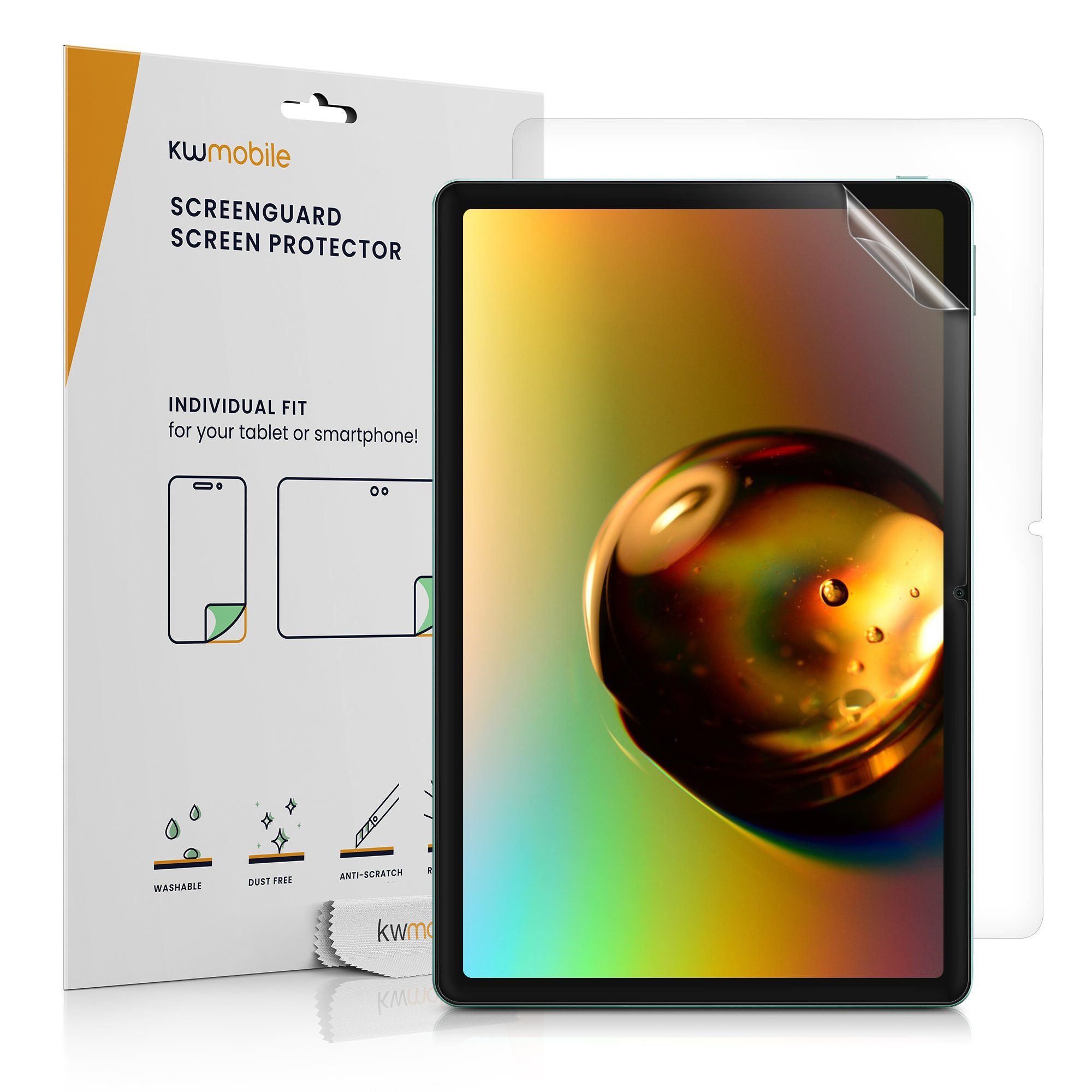 kwmobile Schutzfolie 2x Folie für Xiaomi Redmi Pad SE, (1-St), Full Screen Tablet Schutzfolie entspiegelt