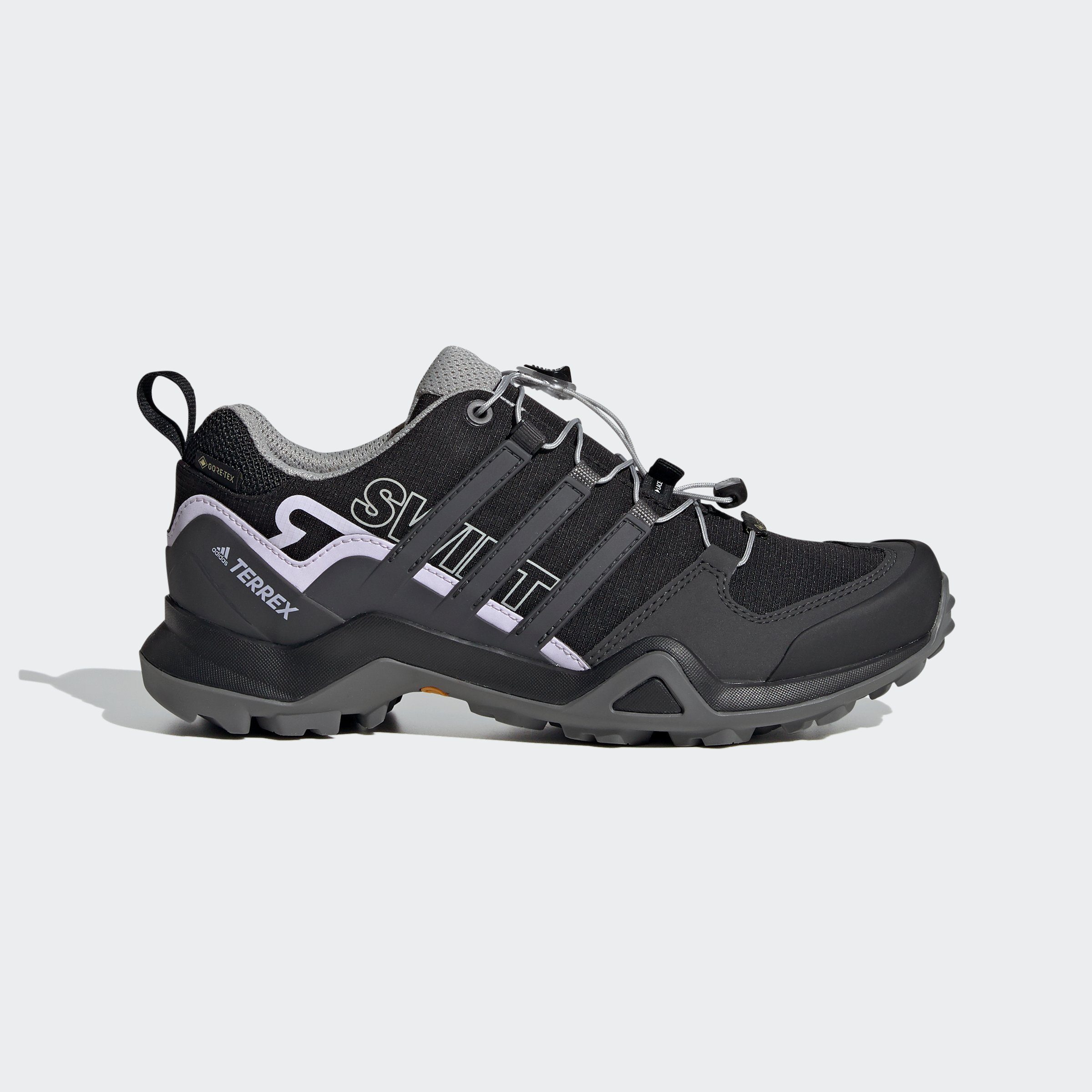 GORE-TEX Tint Grey R2 Solid Core Dgh Purple / Black SWIFT TERREX adidas / wasserdicht Wanderschuh