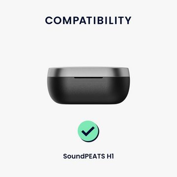 kwmobile Kopfhörer-Schutzhülle Hülle für SoundPEATS H1, Silikon Schutzhülle Etui Case Cover für In-Ear Headphones