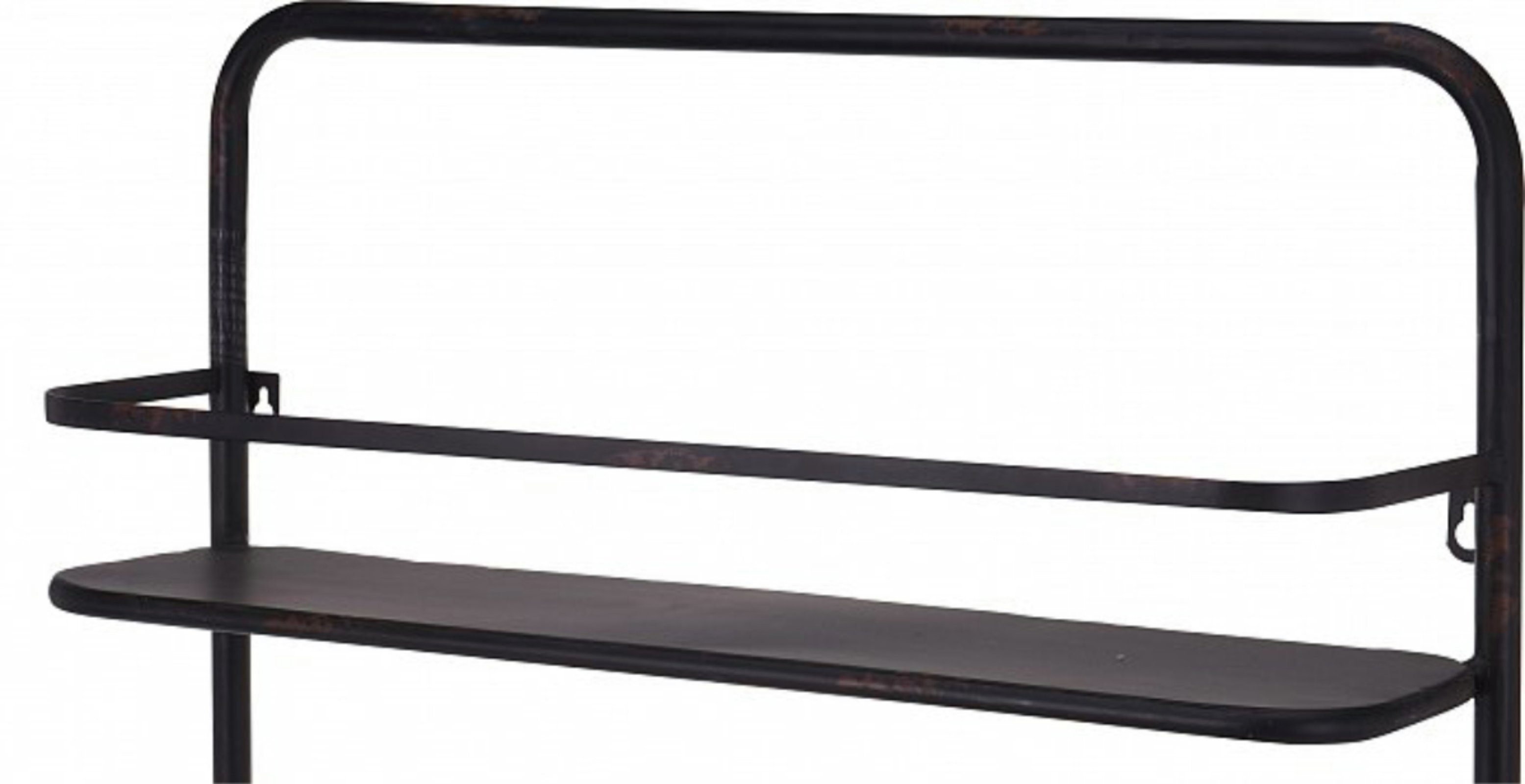 Koopman Weinregal Weinregal Wandregal Klapptisch 60x56x42 cm Schwarz Braun, Stück 1-tlg., Weinschrank, Weinlager, Braun / Schwarz