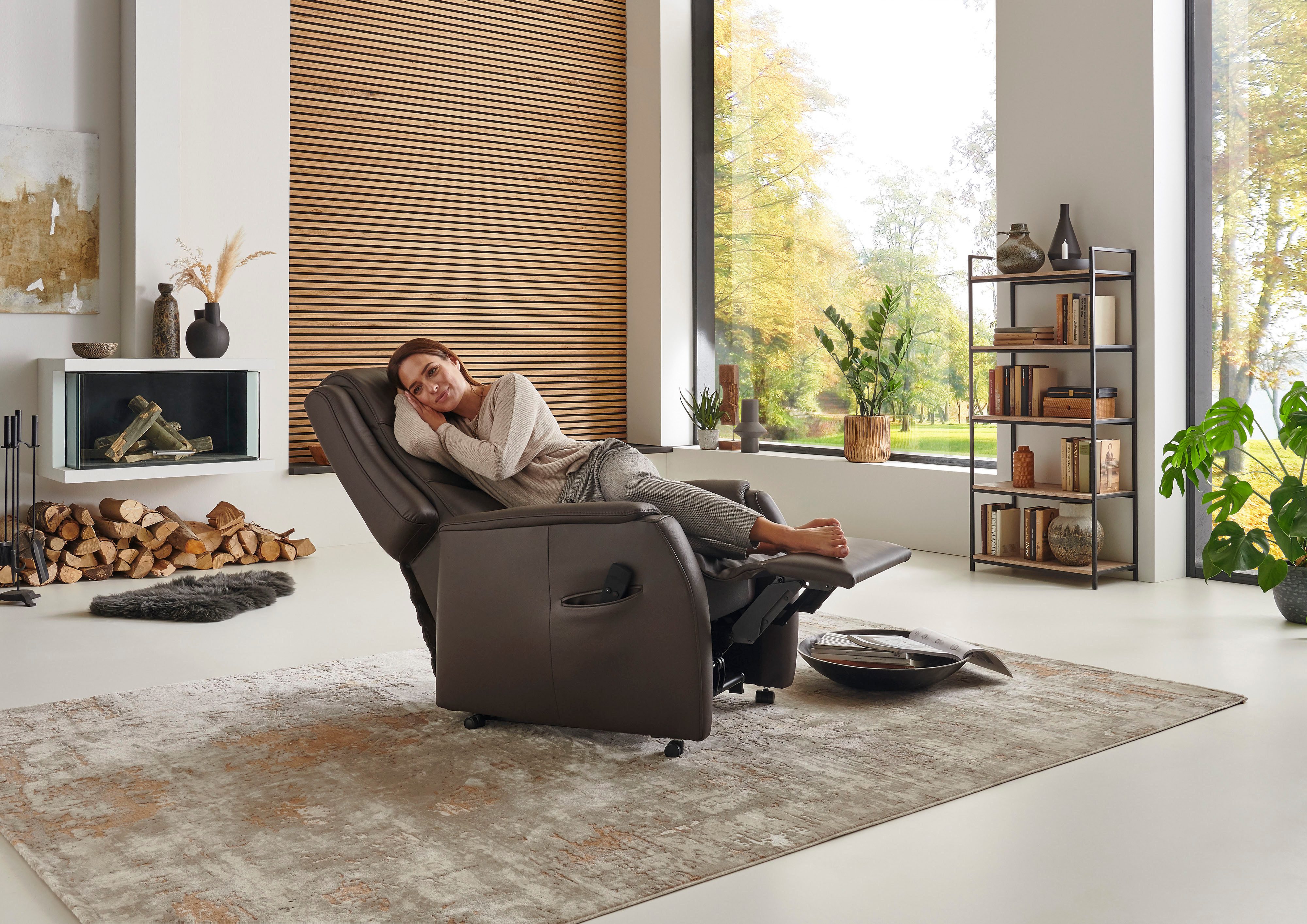 HUKLA Sessel HU-RV15038, Wahlweise 1- oder 2-motorische Verstellung, inkl. Aufstehhilfe