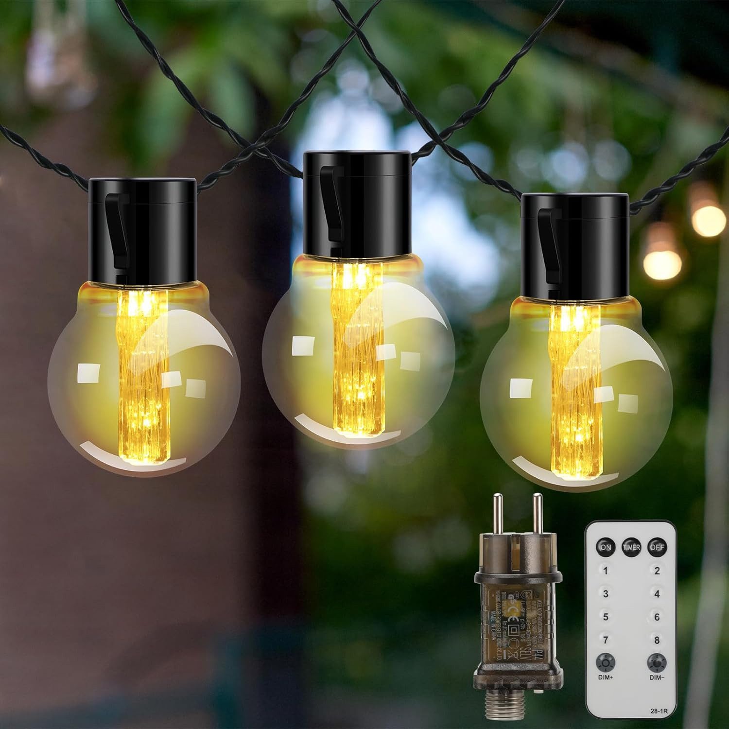 Vivitar Lichterkette Außendekoration Lichter für Garten, günstig online kaufen