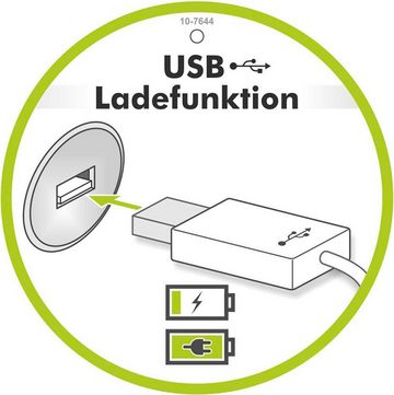 Jockenhöfer Gruppe Boxspringbett Livia, inklusive LED-Beleuchtung, 4x USB-Ladeports, 7-Zonen-TTFK-Matratze