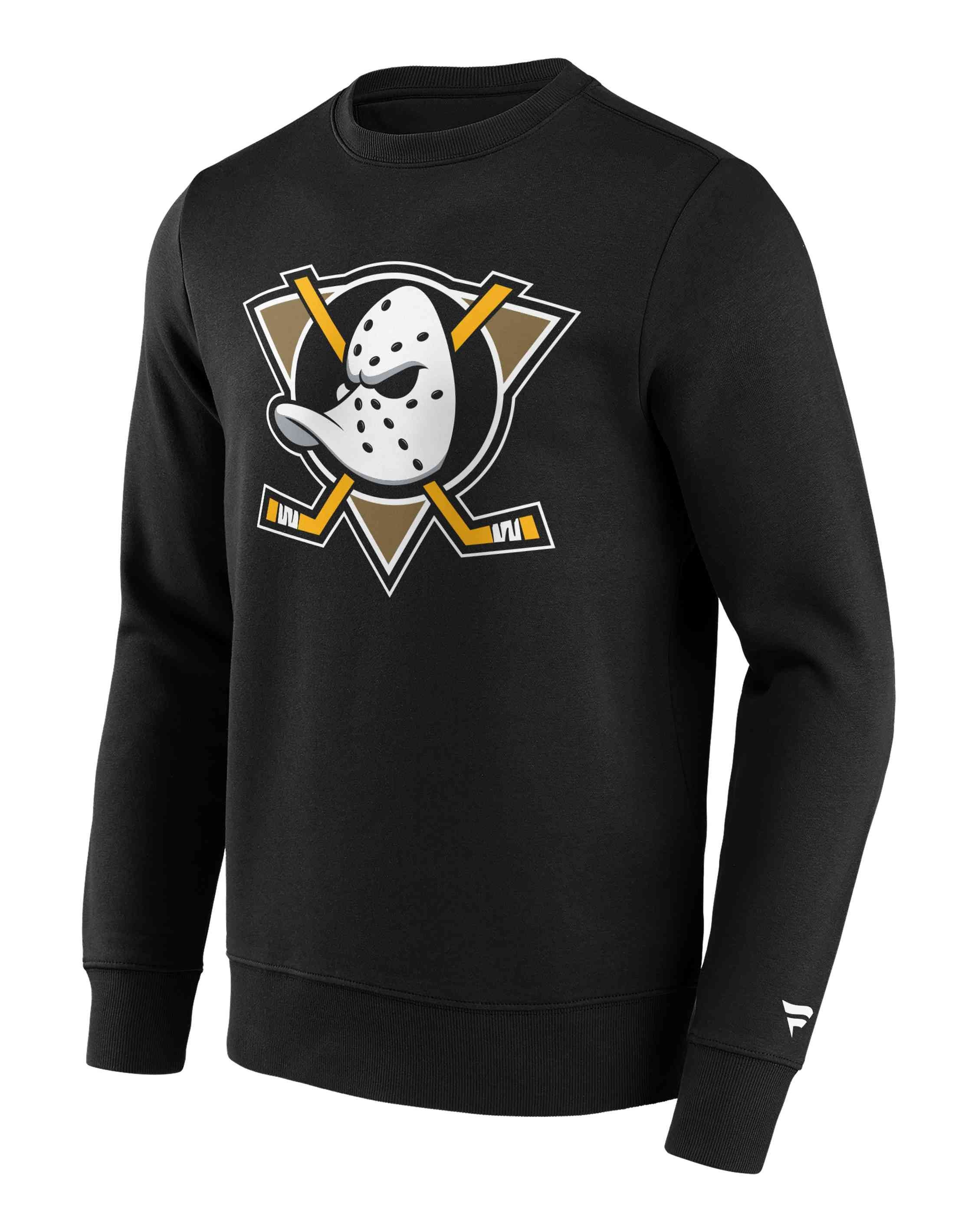 Verkauf Versandhandel Fanatics Sweatshirt NHL Anaheim Ducks Primary Crew Logo Graphic