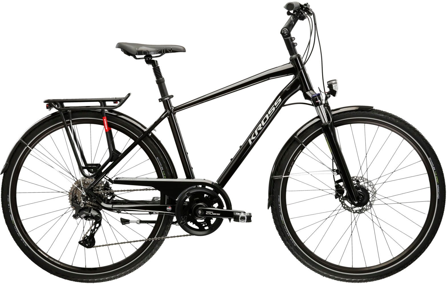 Kross Trekkingrad Trans 7.0, 18 Gang Shimano CUES U3020 Schaltwerk, Kettenschaltung