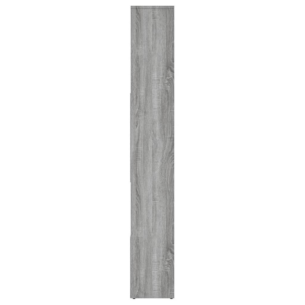 Holzwerkstoff furnicato Grau cm Sonoma 67x24x161 Bücherregal