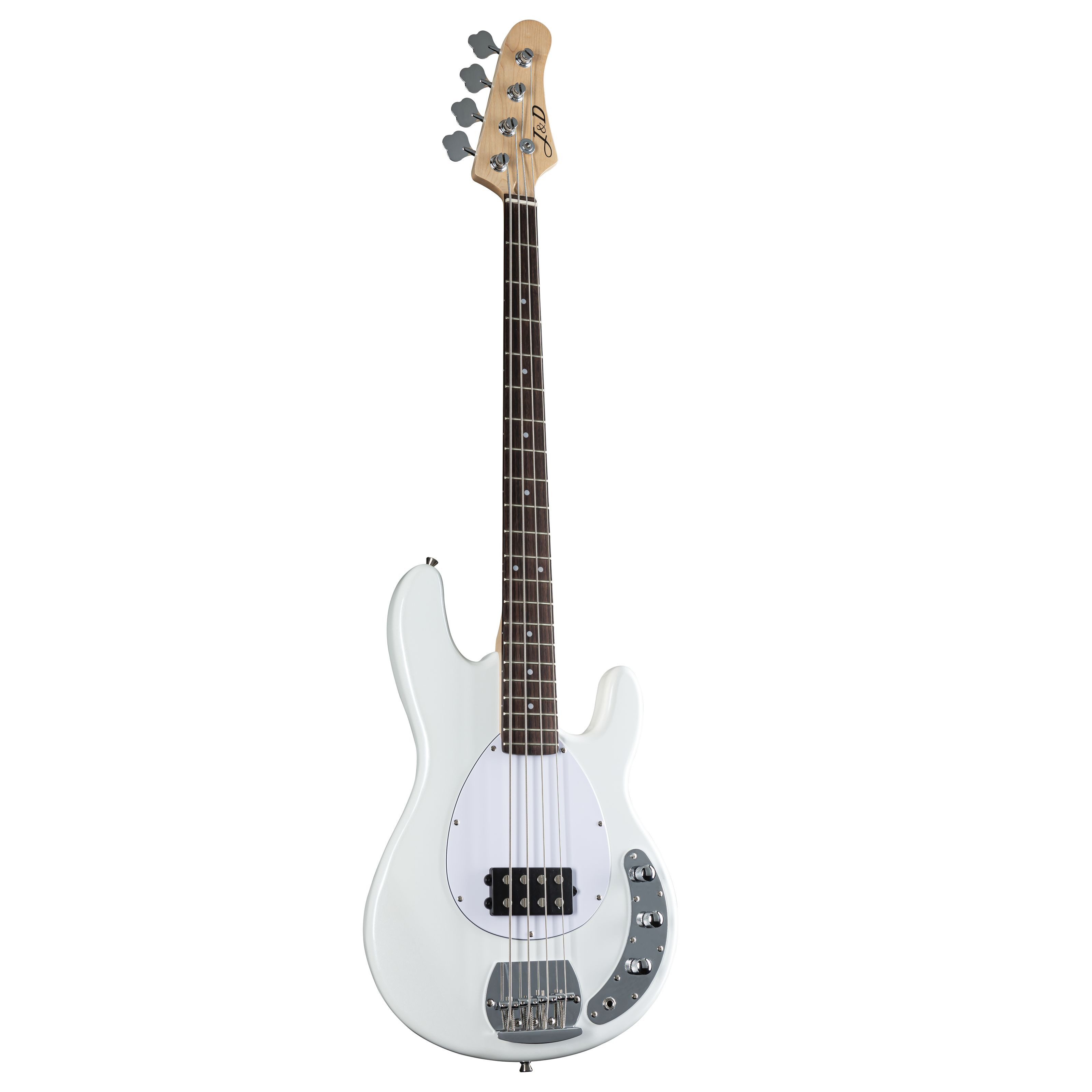 J & D E-Bass, E-Bässe, 4-Saiter E-Bässe, MMB II Bass White - E-Bass