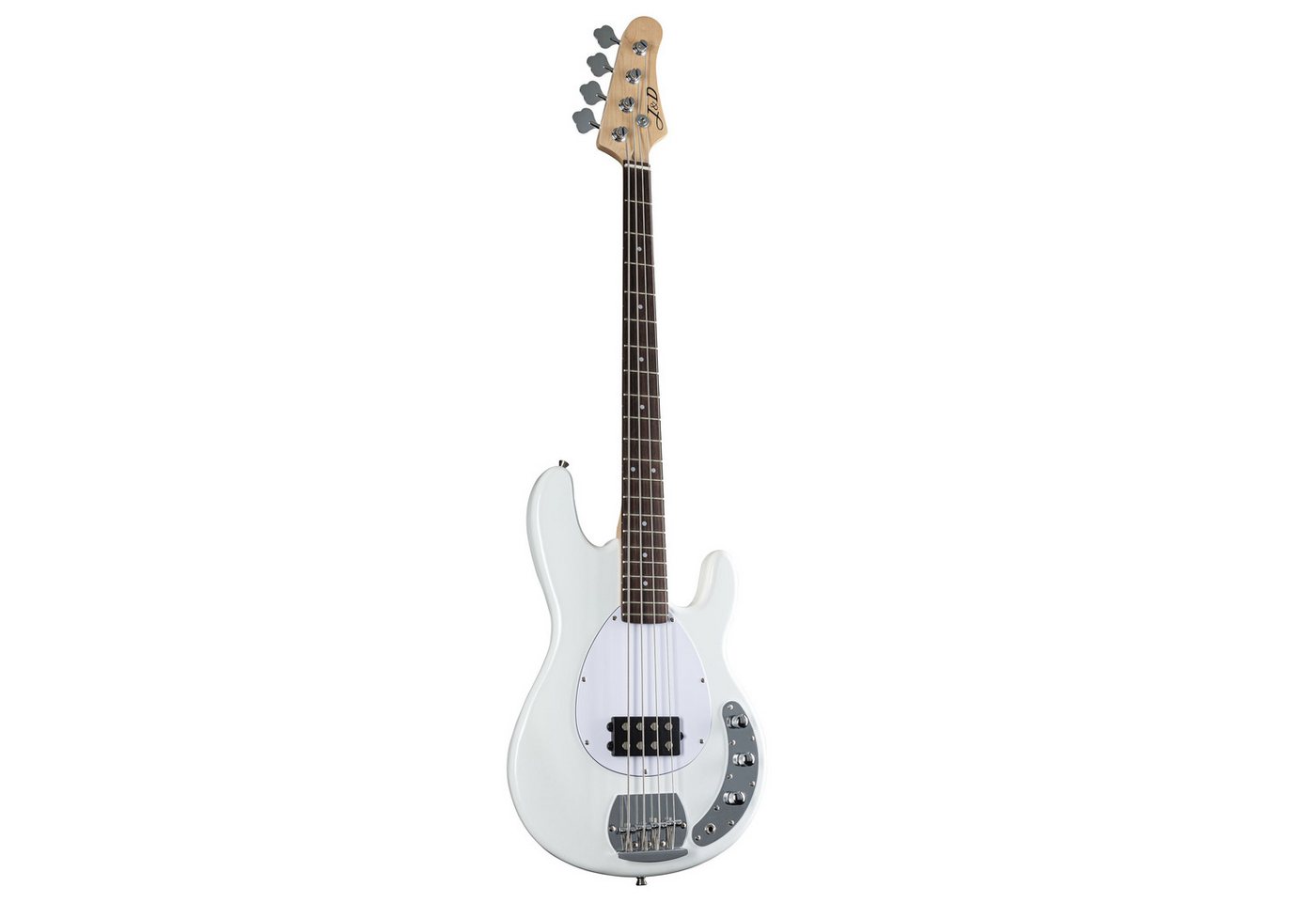 J & D E-Bass, E-Bässe, 4-Saiter E-Bässe, MMB II Bass White - E-Bass