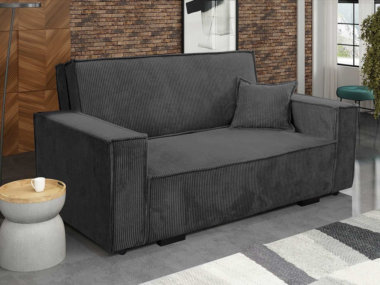 MIRJAN24 Schlafsofa Viva Star III, mit Schlaffunktion und Bettkasten, 3 Sitzer Polstersofa inkl. Kissen, Wohnlandschaft Poso 22