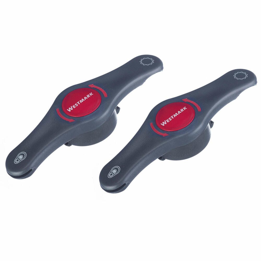 WESTMARK Flaschenöffner 2 Stück, Kombi-/Multi-Öffner, löst das Vakuum von Konservengläsern, ergonomisch geformt, spülmaschinengeeignet, vielfältig einsetzbar