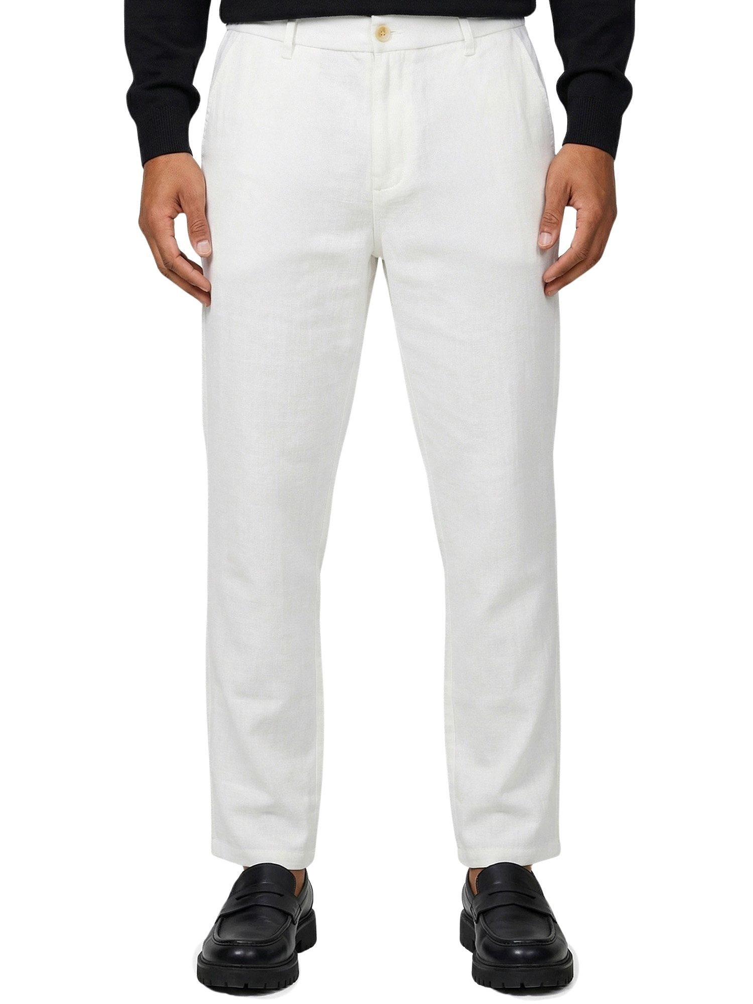 Tazzio Leinenhose A113 Regular Fit, elastischer Bund, Sommerhose