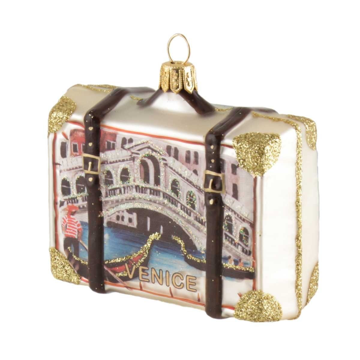 440s Christbaumschmuck 440s Christbaum-Hänger Reise Koffer Venedig (1-tlg)