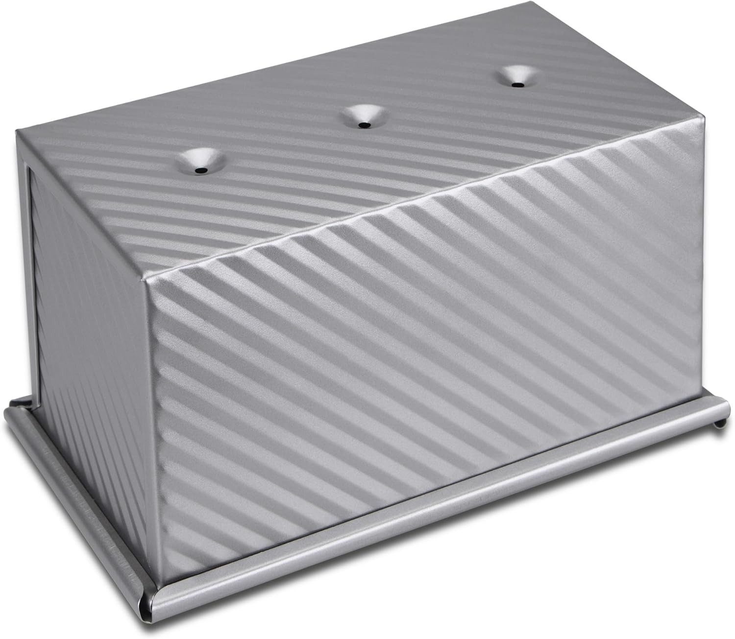 STÄDTER Brotbackform Städter Toastbrotform aus Metall mit Deckel ca. 22 x 12 x 11 cm Silber – Bild 5 von 5