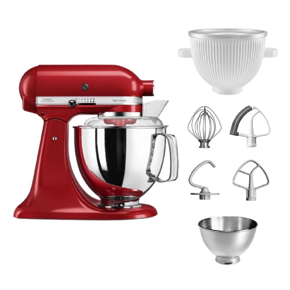 Icelover 4,8 KitchenAid Küchenmaschine Eiszubereiter mit Matcha Grün L KitchenAid 5KSM175 Küchenmaschine