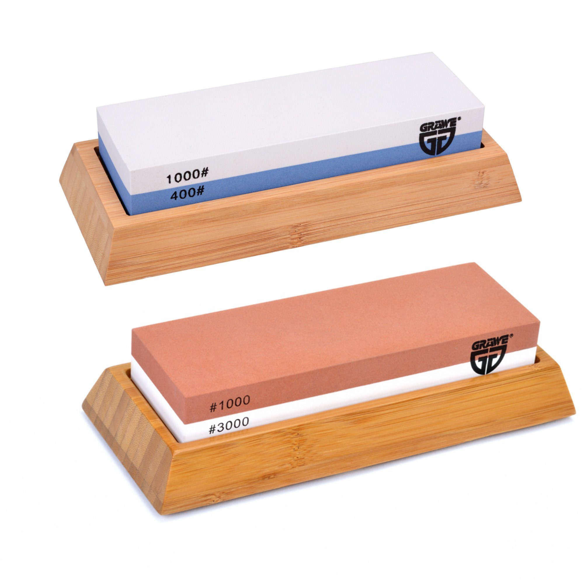 GRÄWE Schleifstein GRÄWE Wetzstein-Set 400/1000 & 1000/3000 er Körnung