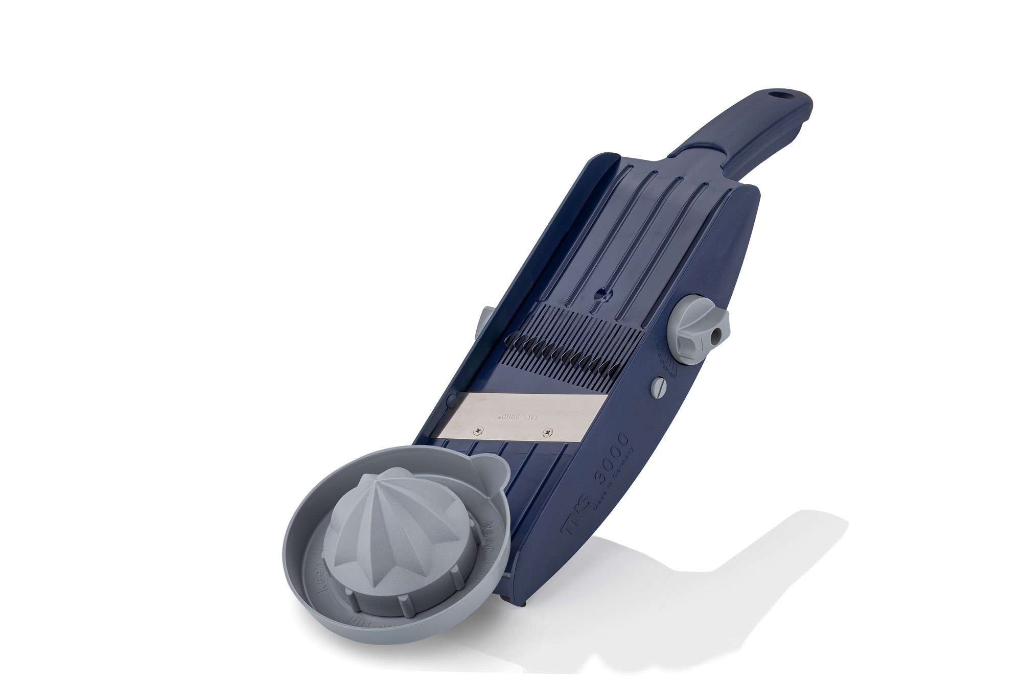 TNS 3000 Gemüsehobel TNS 3000 All in ONE Gemüsehobel Küchenhobel Gemüsereibe Zerkleinerer, Kunststoff, (Set mit Restehalter, 2-St), 32 Einstellmöglichkeiten