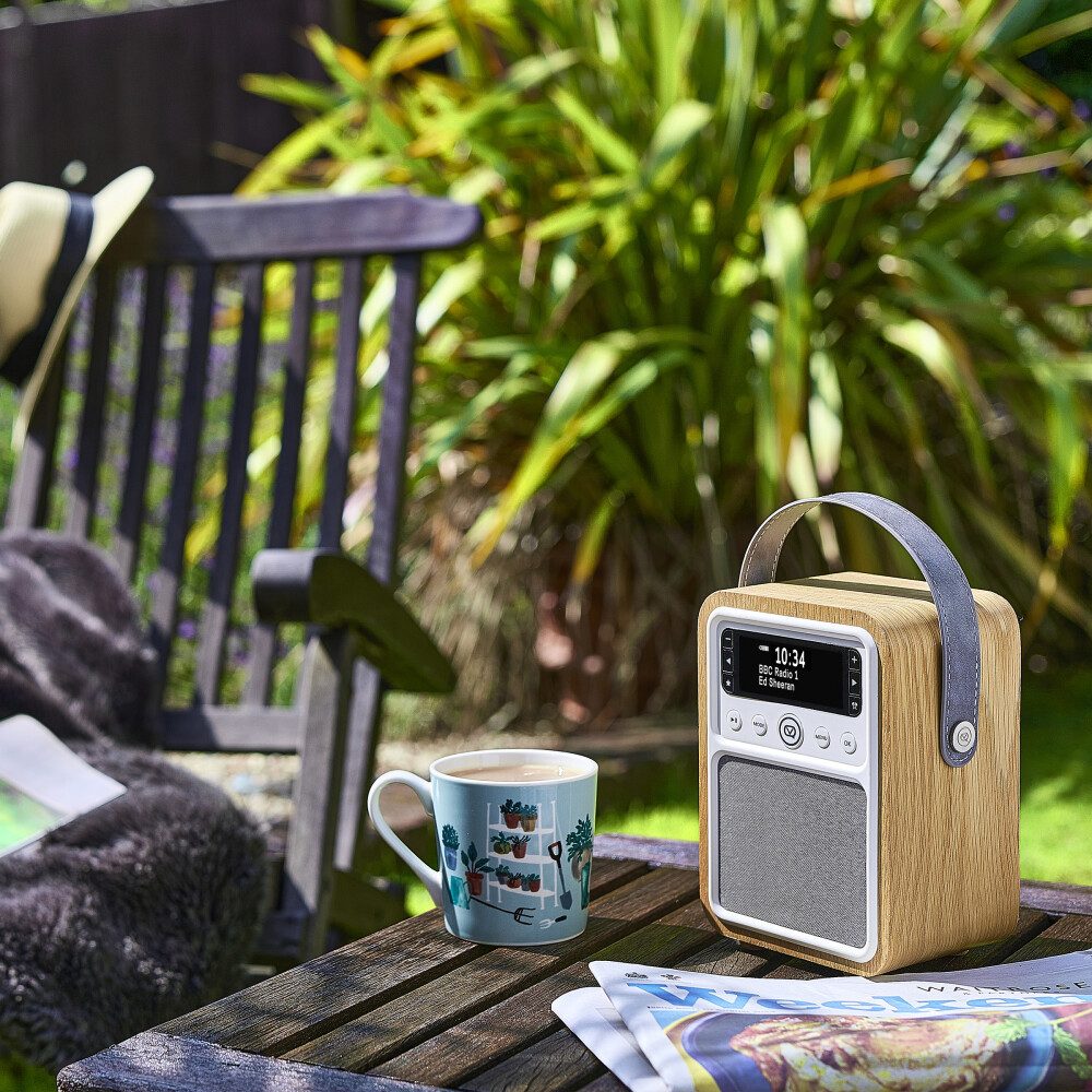 VQ VQ Monty DAB/DAB+ Digitalradio Bluetooth, Wecker – Beiges VQ Digitalradio (DAB)