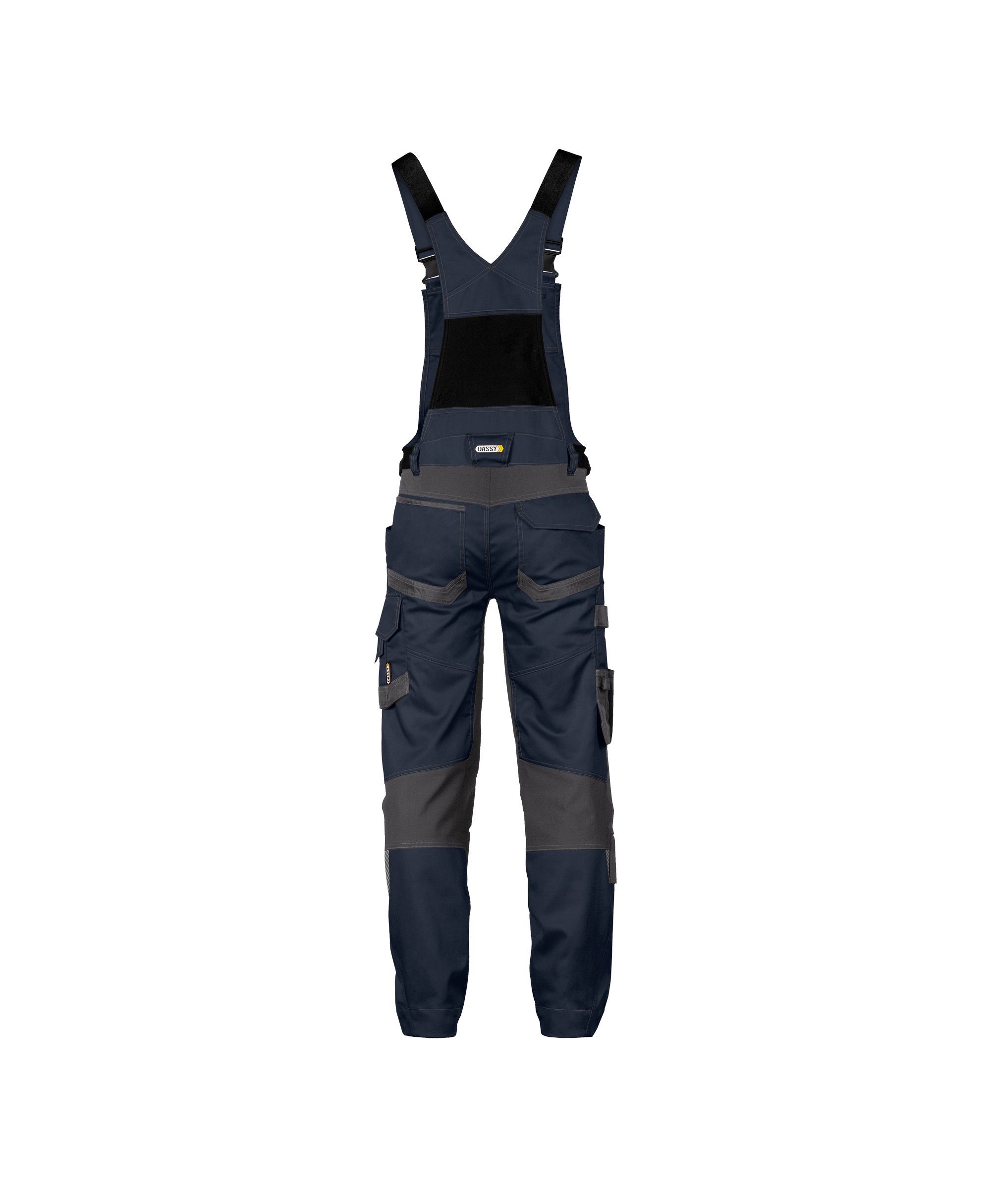 Dassy Arbeitslatzhose Arbeitslatzhose mit Stretch (1-tlg) schwarz und Kniepolstertaschen Tronix