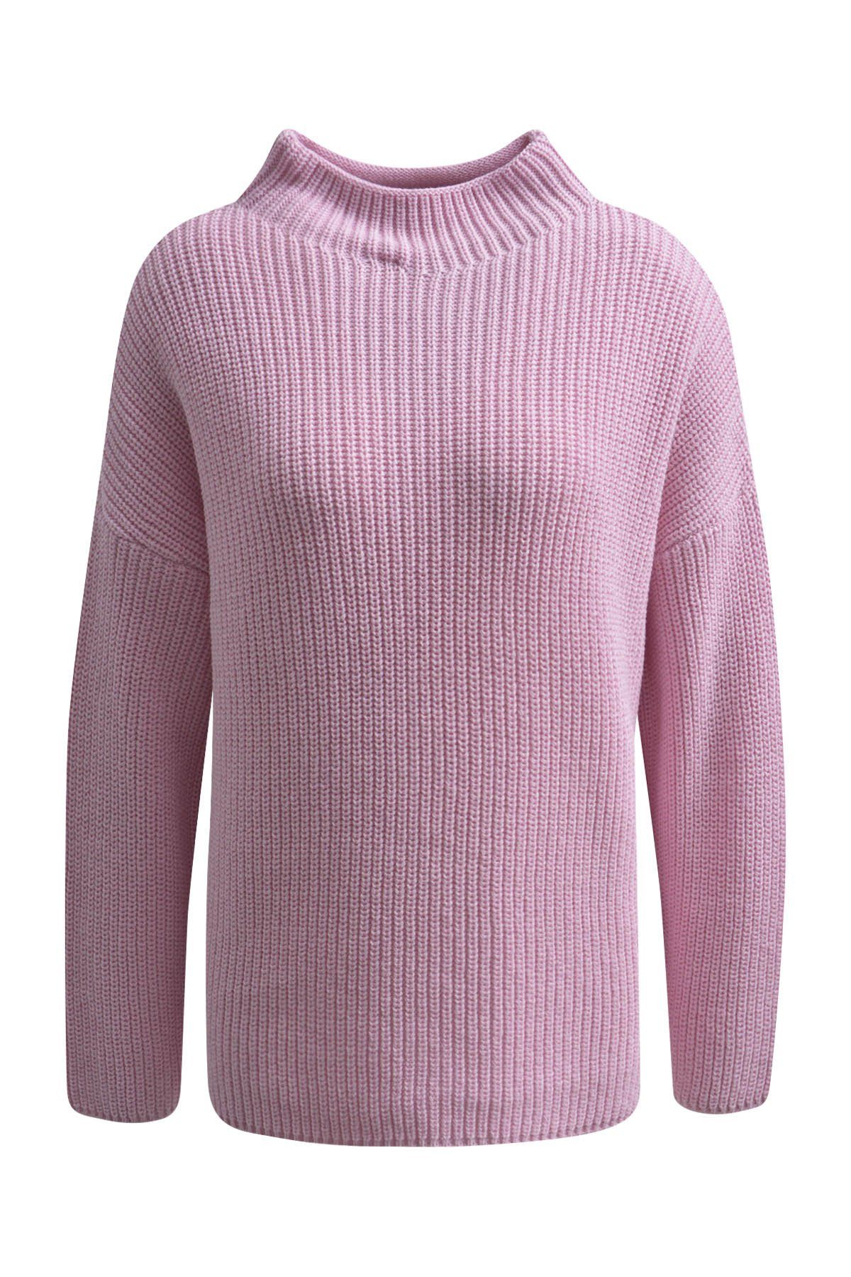 Smith & Soul Strickpullover RIB PULLOVER PINK ROS
