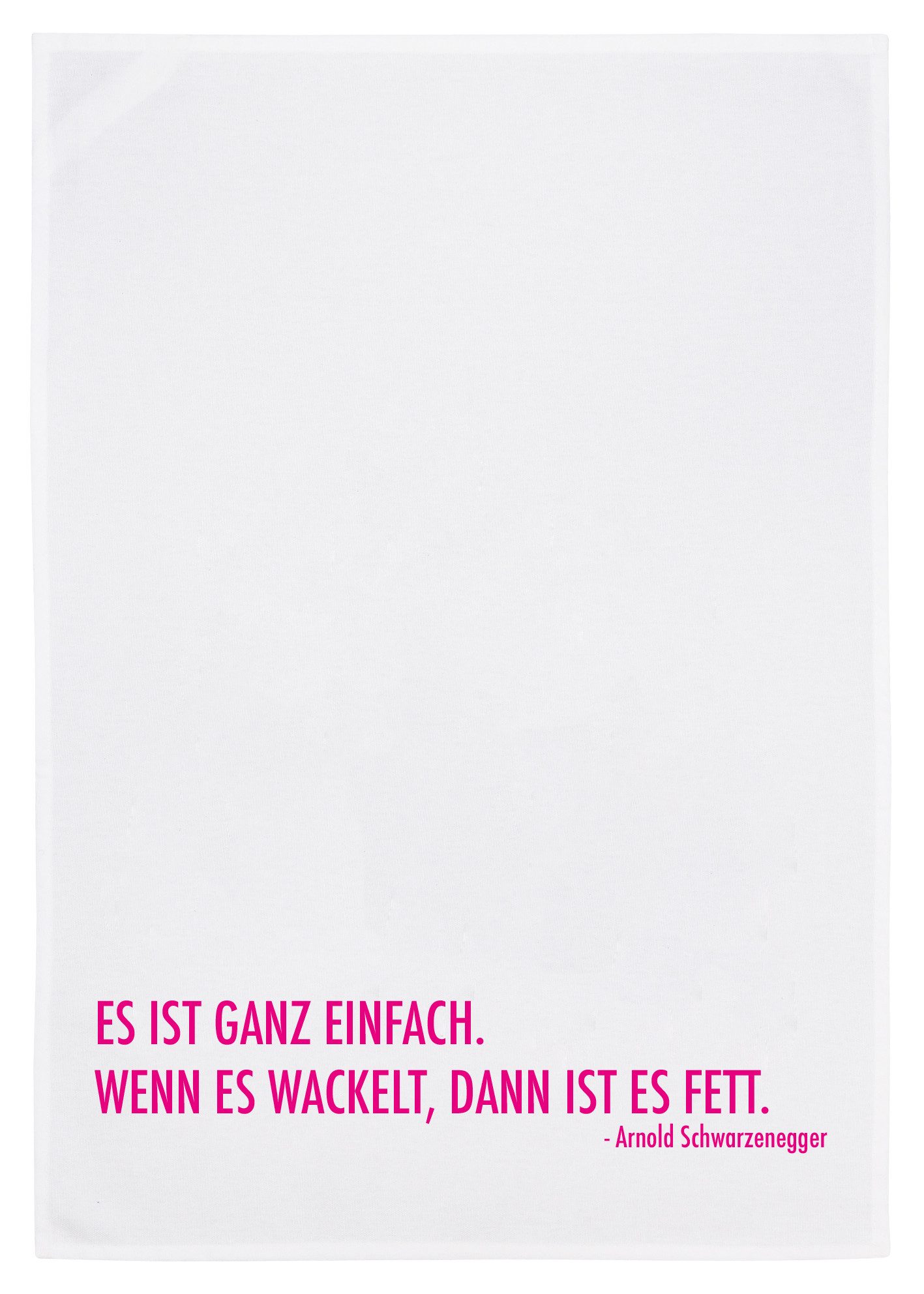17;30 Hamburg Geschirrtuch Wenn es wackelt, (1-tlg)