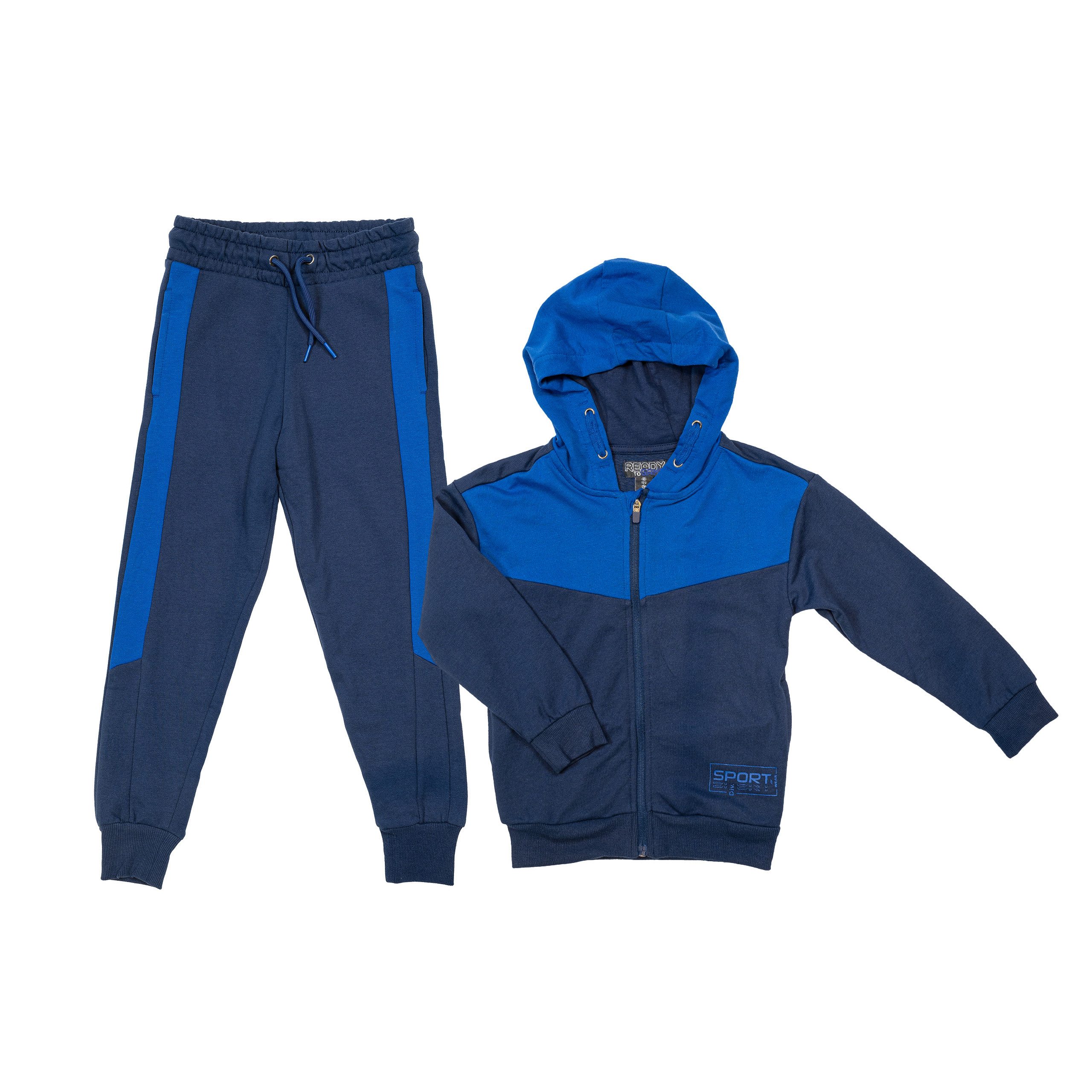 kamelshopping Jogginganzug Kinder Trainingsanzug für Jungen aus Baumwolle und Polyester, bestehend aus Joggingjacke und Jogginghose