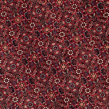 Orientteppich Perser - Bidjar rund - 155 x 155 cm - dunkelrot, morgenland, rund, Höhe: 15 mm, Wohnzimmer, Handgeknüpft, Einzelstück mit Zertifikat