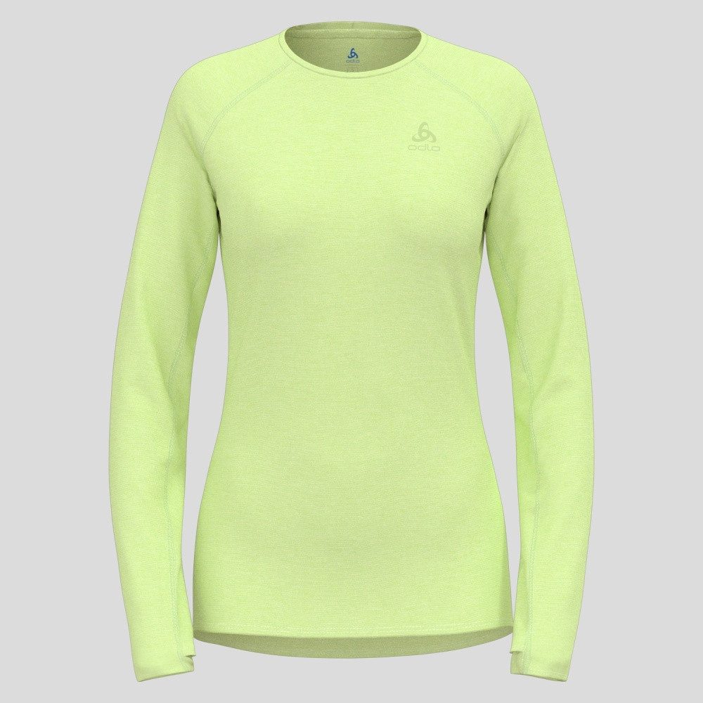 Odlo Langarmshirt Odlo Damen Langärmeliges X-Alp Performance Wool 115 Trailrunning-Shirt
