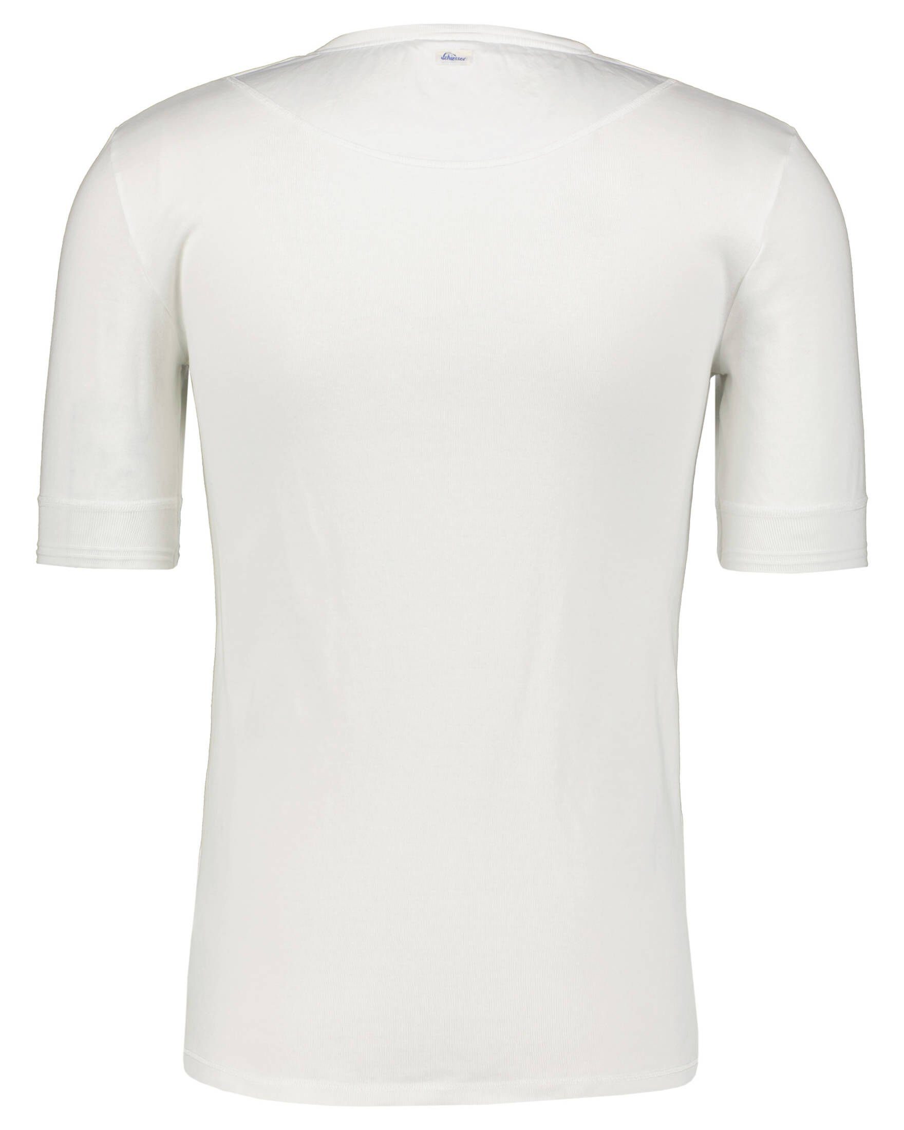 SCHIESSER REVIVAL Schiesser T-Shirt Herren KARL-HEINZ Loungewear-Shirt weiss (1-tlg) (10) Kurzarm
