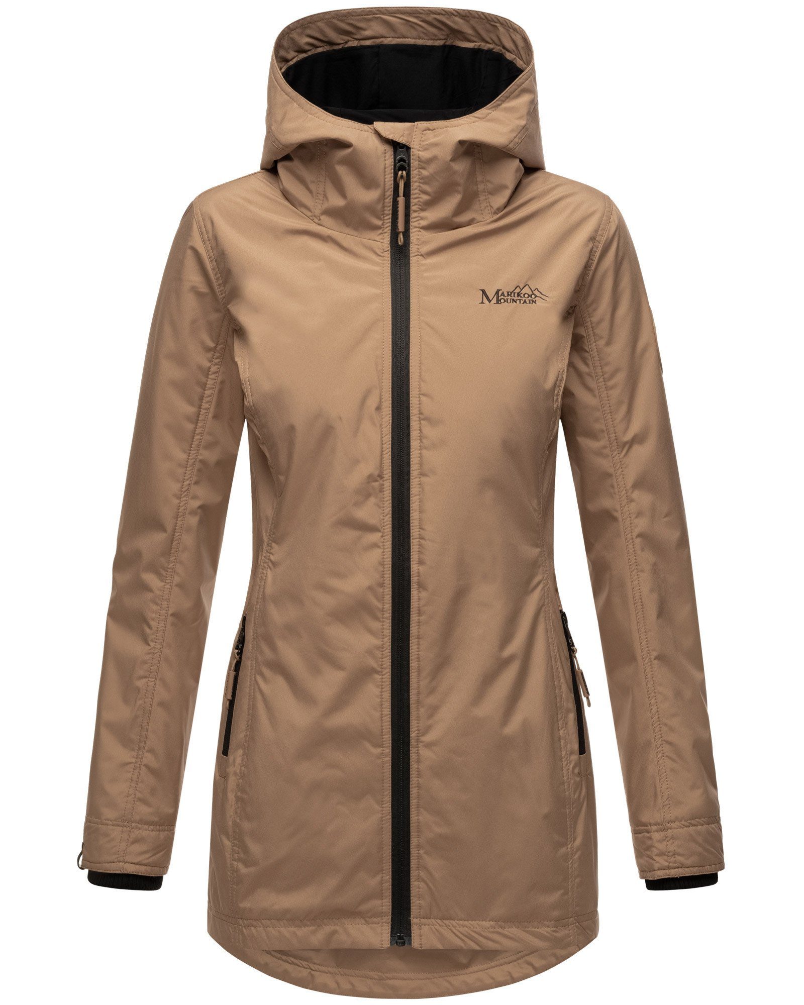 Marikoo Outdoorjacke Honigbeere sportliche Übergangsjacke mit Kapuze günstig online kaufen