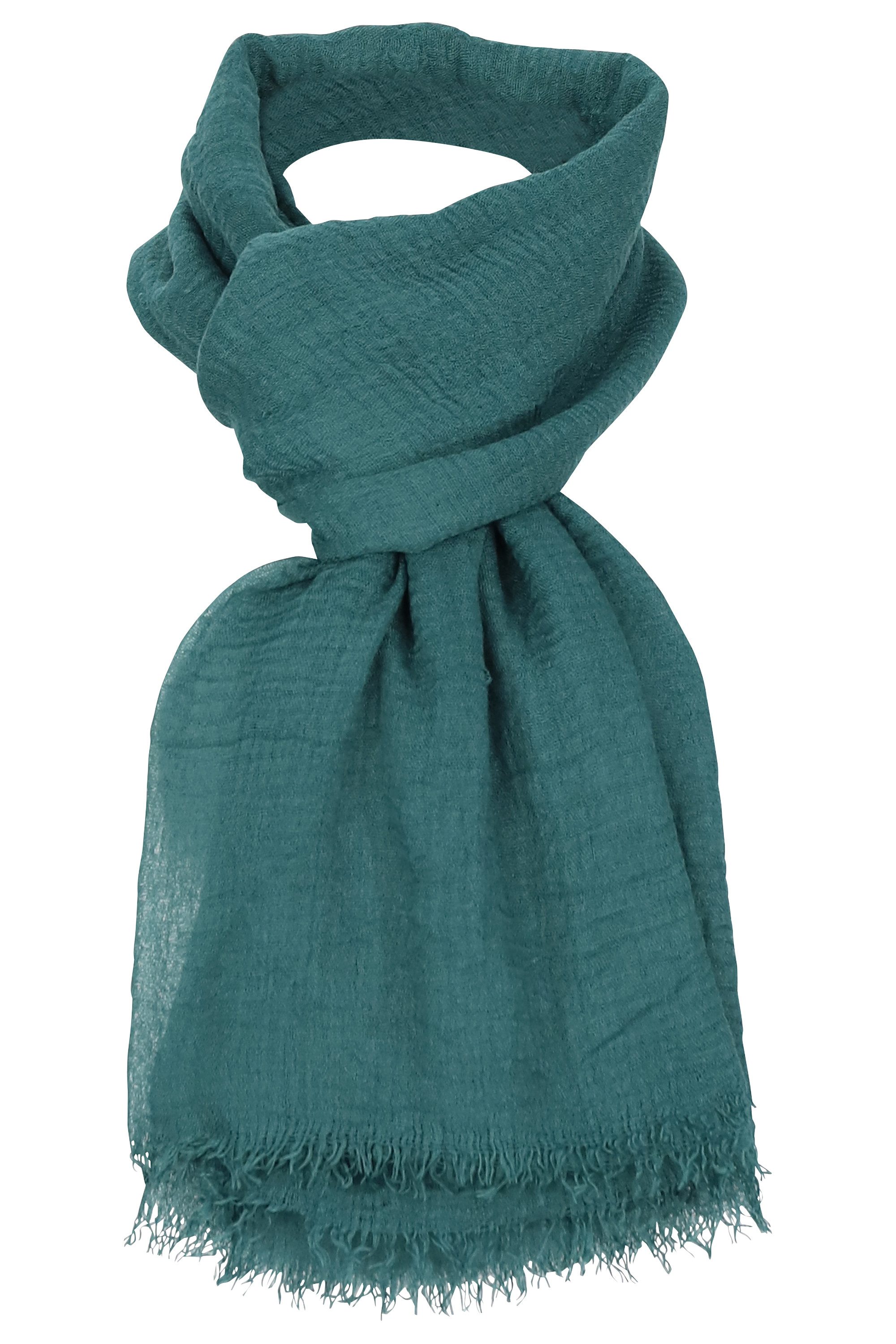 malito more than fashion Modeschal S604, langer unifarbener Viskoseschal