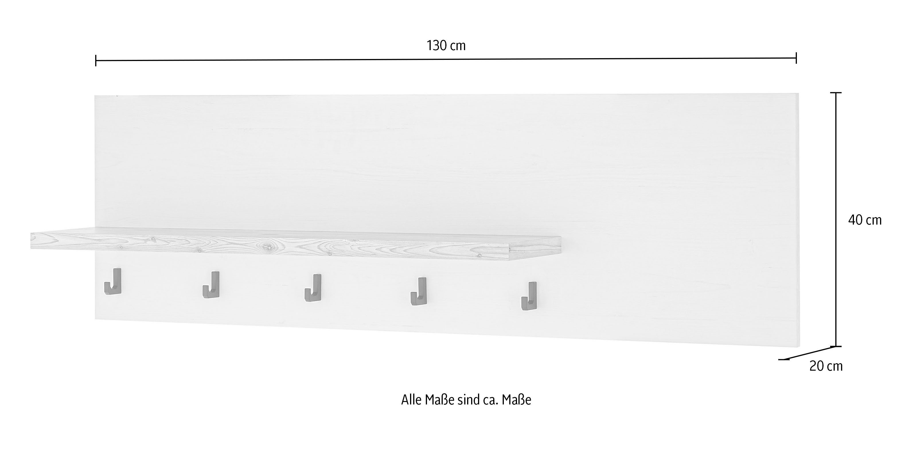 Home affaire Florence kitchen unit, kitchen in pine white, with hob housing, without appliances, (set), width 394 cm, with ornate metal handles, working height 92 cm