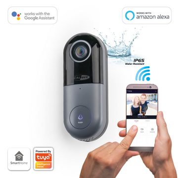 Caliber Caliber Intelligente Türklingel mit Kamera (HWC502) Smart Home Türklingel