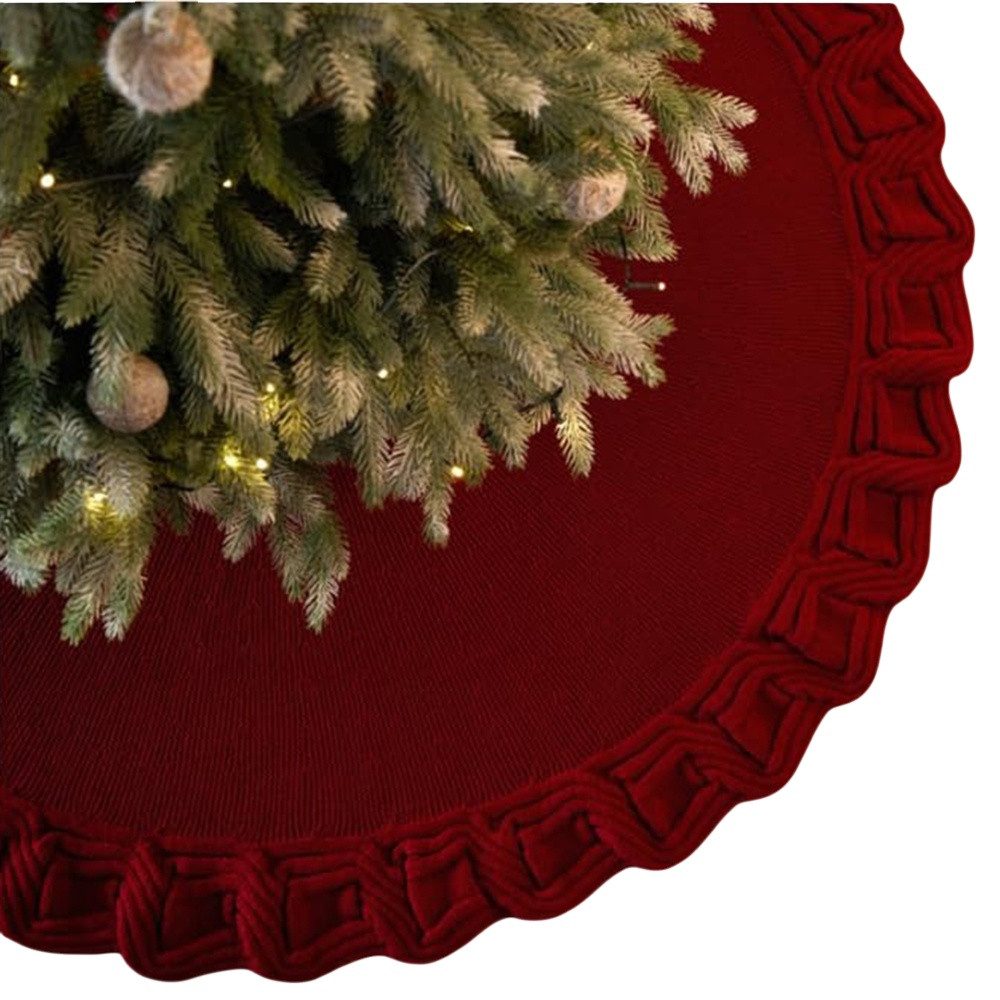 Coonoor Weihnachtsbaumdecke Weihnachtsbaum Decke 3D Gestrickter günstig online kaufen