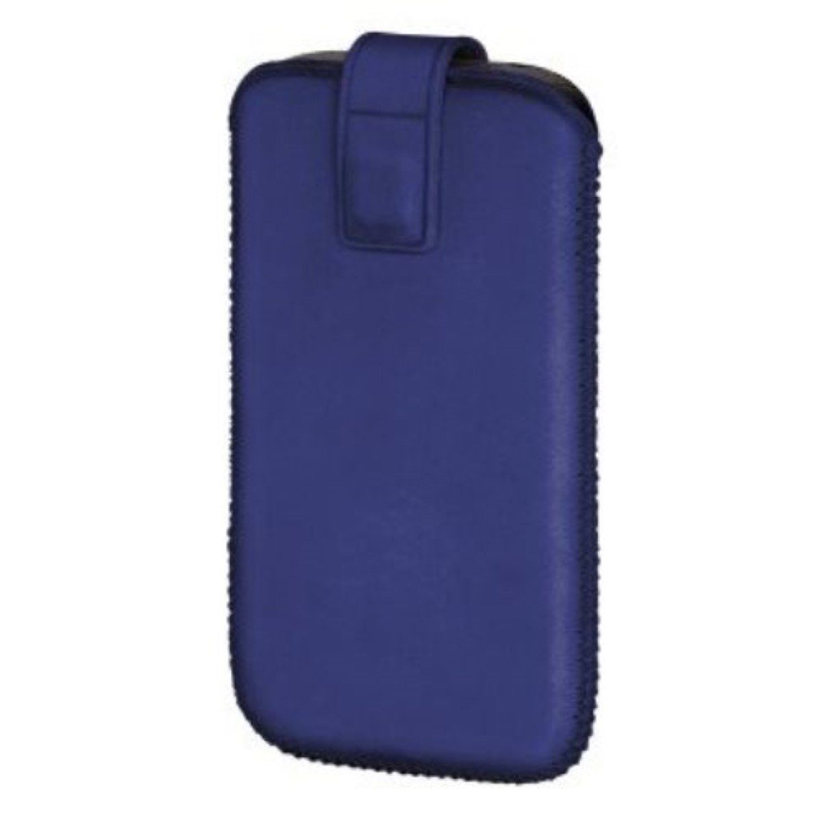 Hama Handyhülle Leder Universal Tasche Pouch Schutz-Hülle Blau, Etui mit Gürtelschlaufe