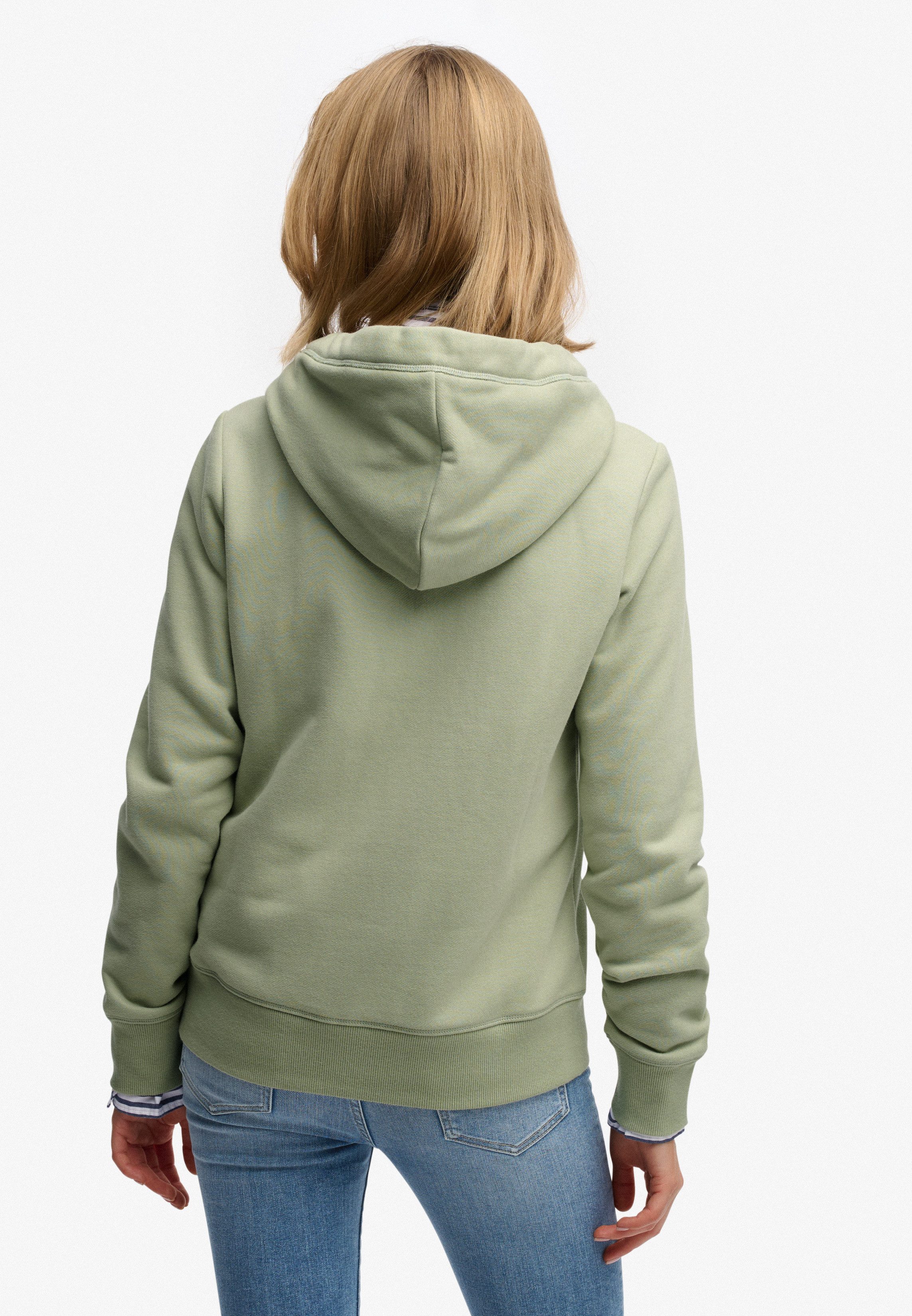 Superdry Kapuzensweatjacke Essential Logo Ziphood Hb Mit Logostickerei