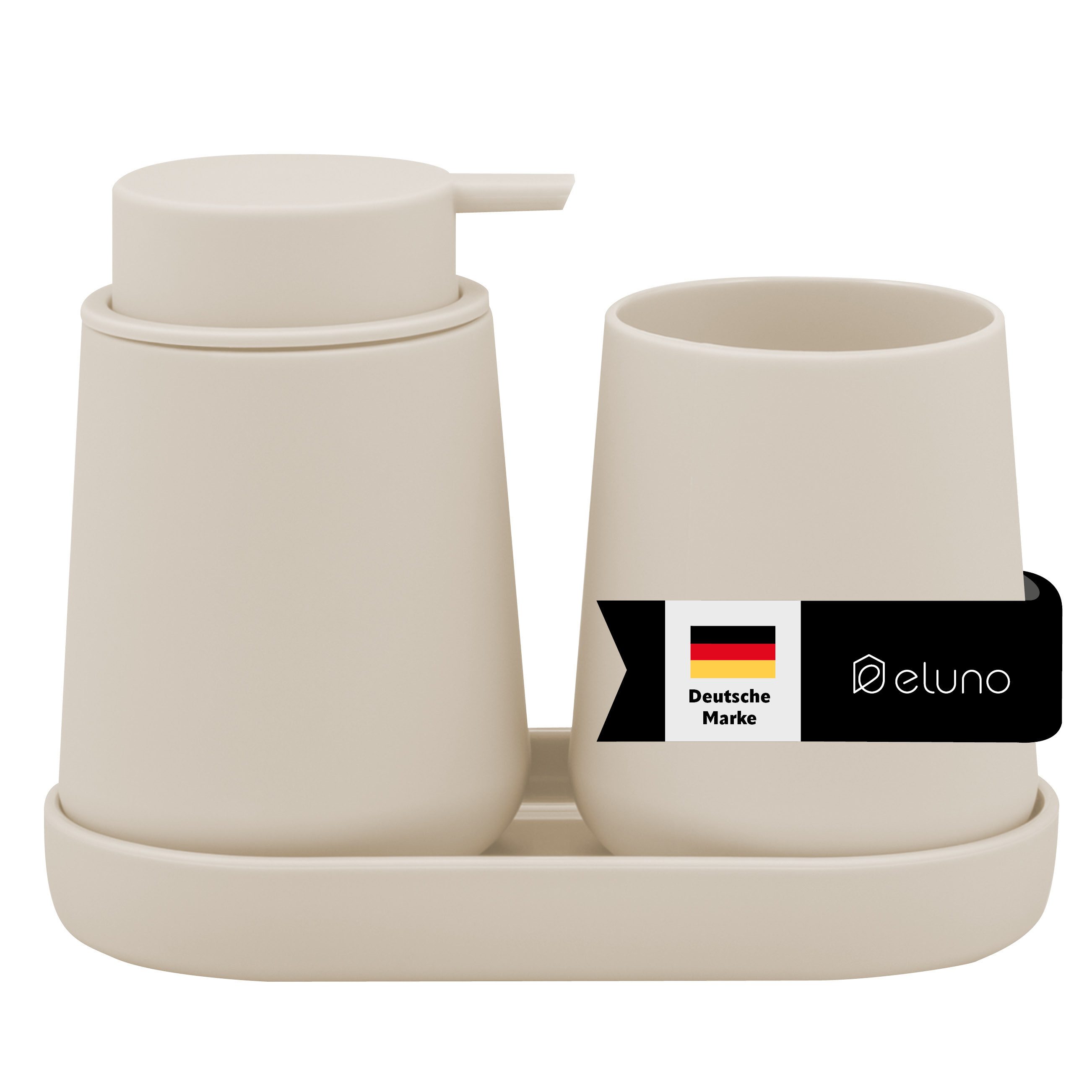 eluno Badaccessoire-Set TESERO 3tlg. Soft-Touch