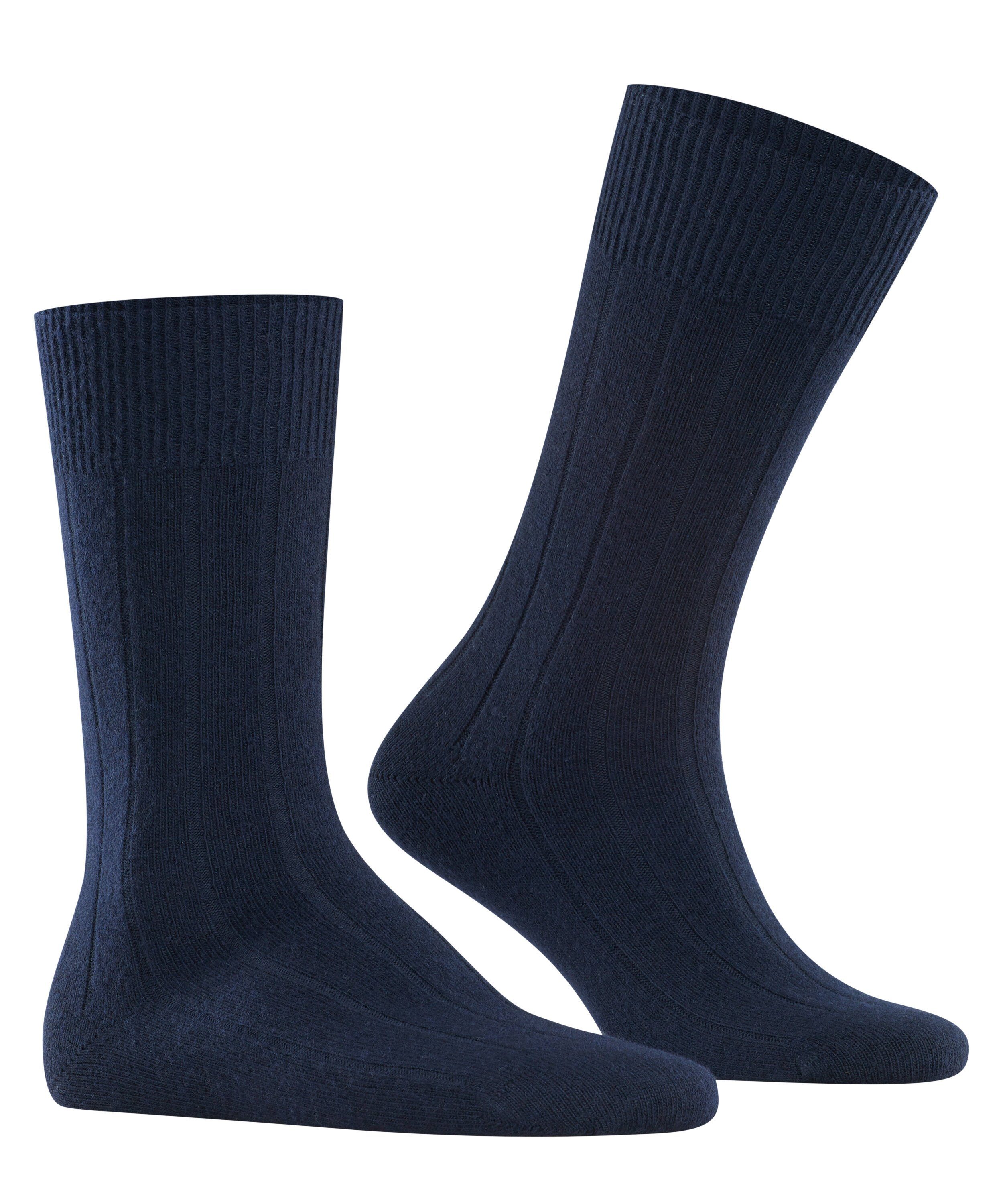 Socken (1-Paar) navy Lhasa FALKE dark Rib (6370)