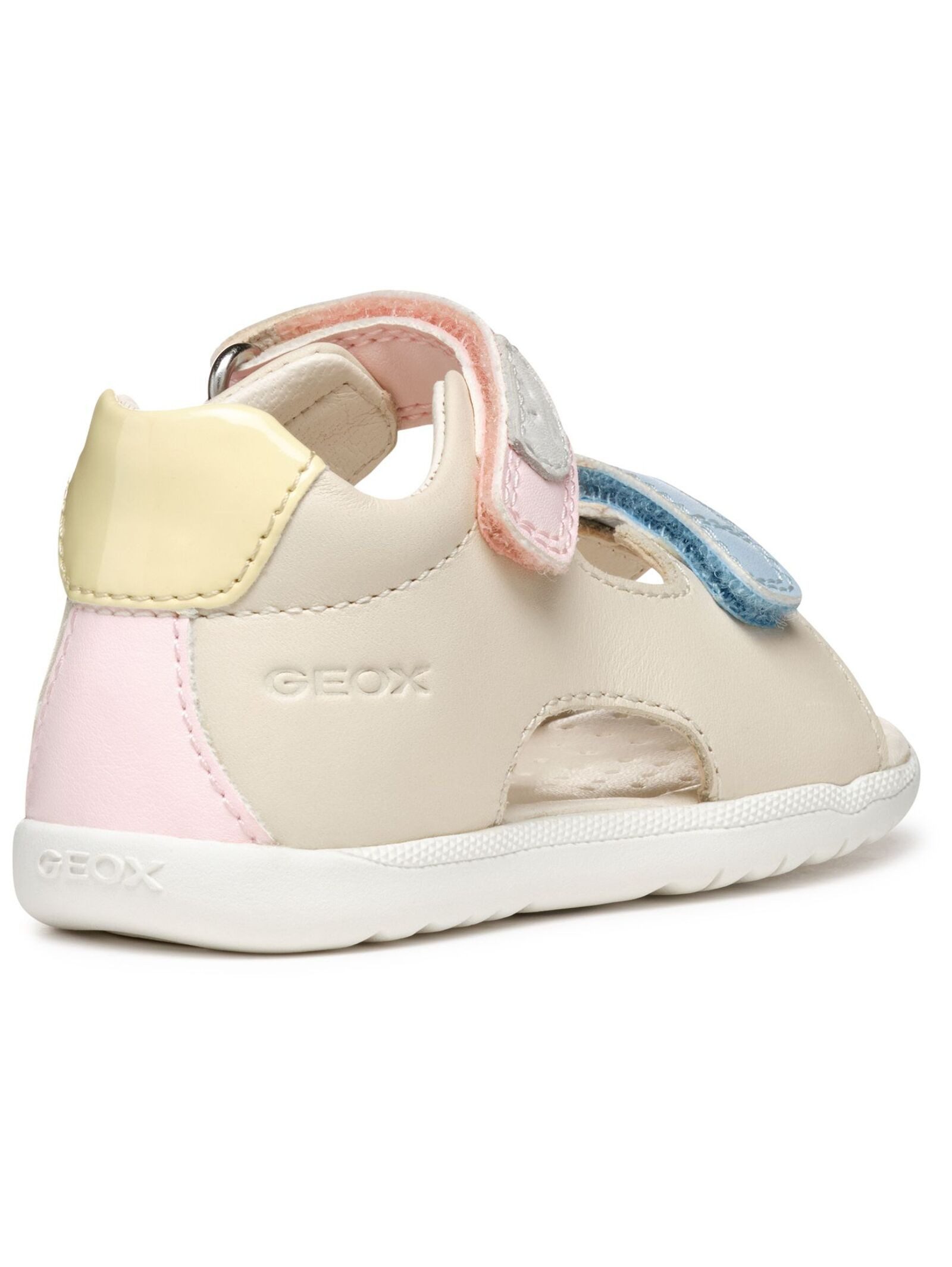 Geox Geox Sandalen Leder/Textil Riemchensandale