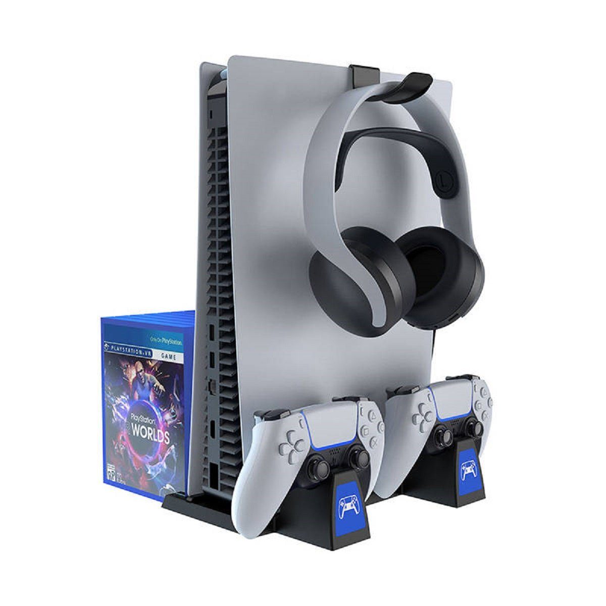 iPega Konsolen-Halterung Multifunktionsständer für PS5 Zubehör Konsolenständer Schwarz, (1-tlg)