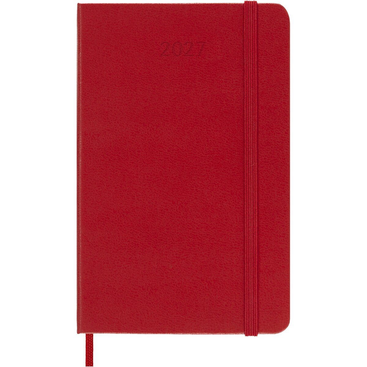 MOLESKINE Buchkalender Wochenkalender 12 Monate Pocket A6 1 Woche/Seiten horizontal fester Ei