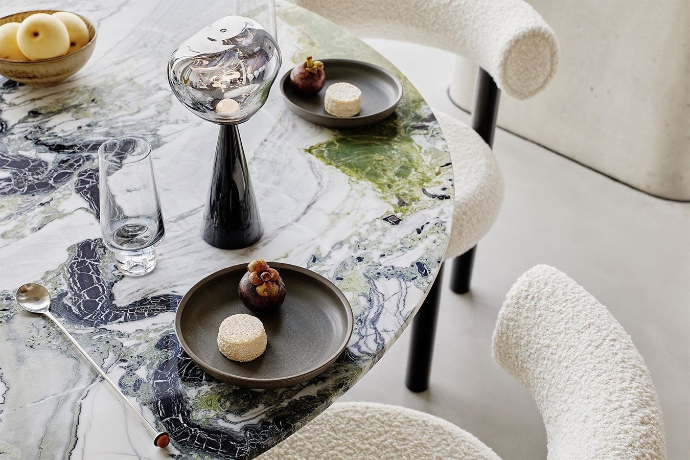 Tom Dixon Lampenschirm Tischlampe Melt schwarz