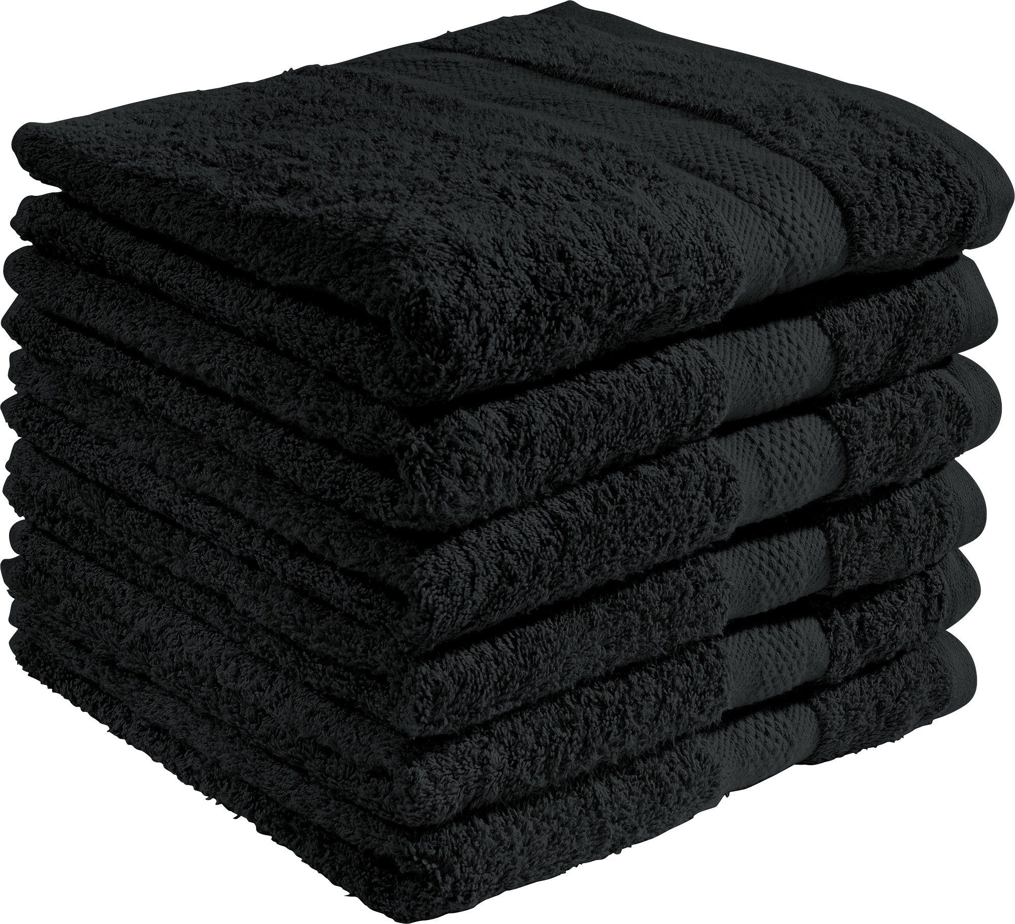 REDBEST Handtuch Handtuch "Chicago" 6er-Pack, Frottier, Walk-Frottier Uni