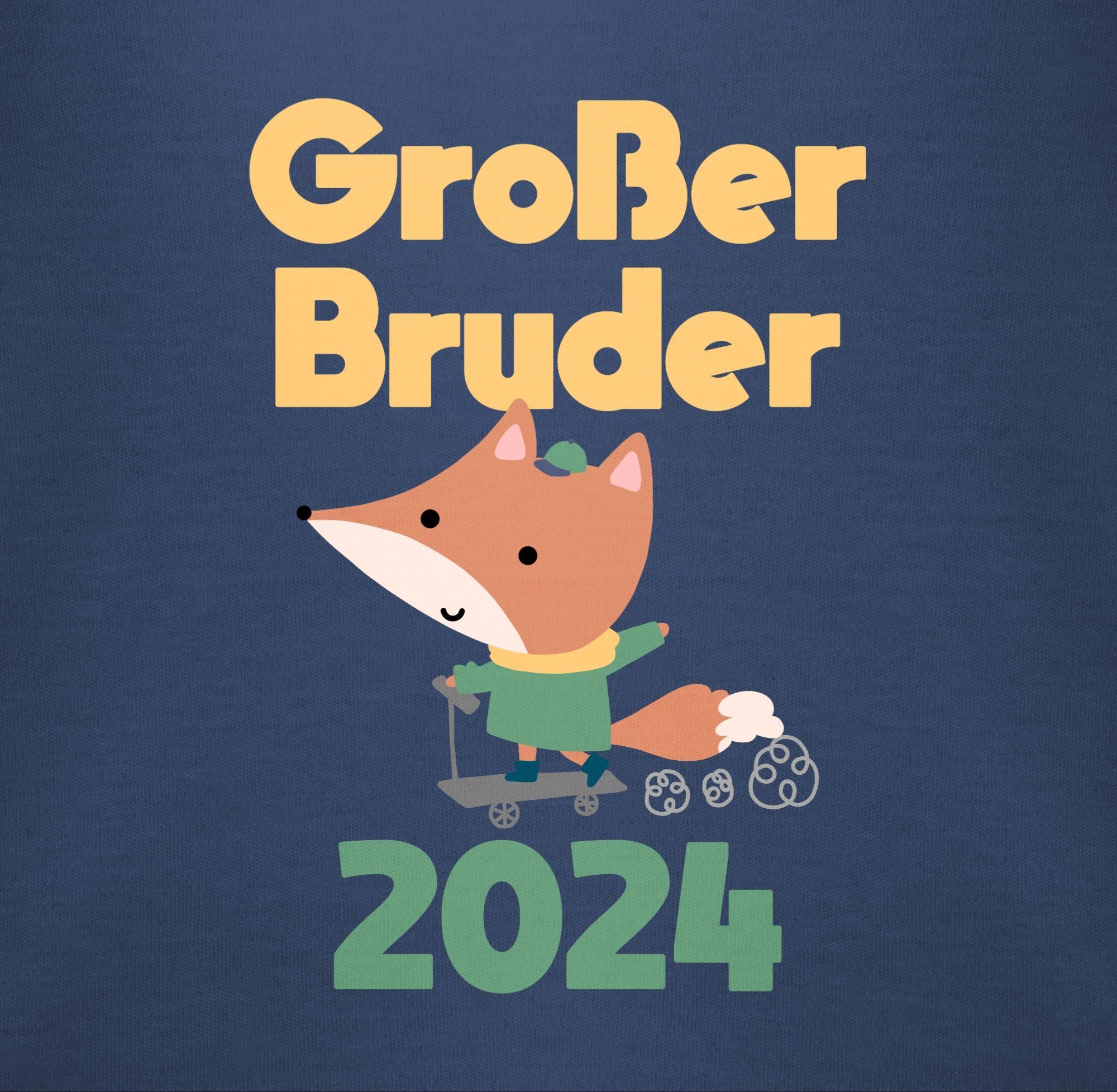 Großer Fuchs T-Shirt Großer Bruder 2024 Shirtracer Bruder