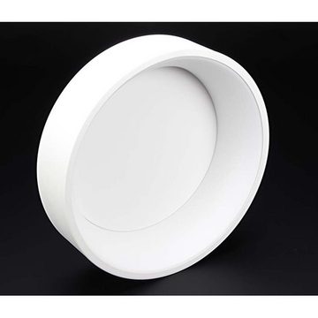 Licht-Trend Deckenleuchte LED Deckenleuchte Loop 45cm Ring 1300lm dimmbar Neutralweiß Weiß, Neutralweiß