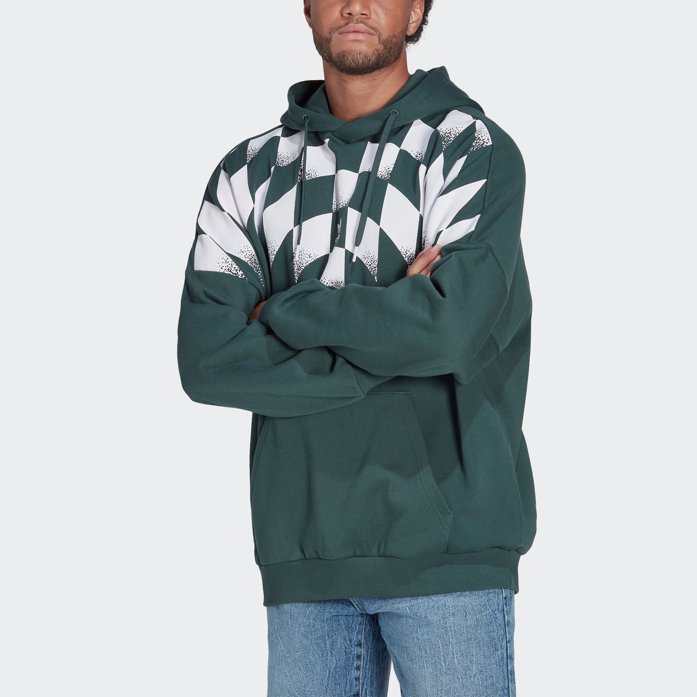 adidas Originals Sweatshirt HOODIE GRAPHIC ADIDAS REKIVE gruen