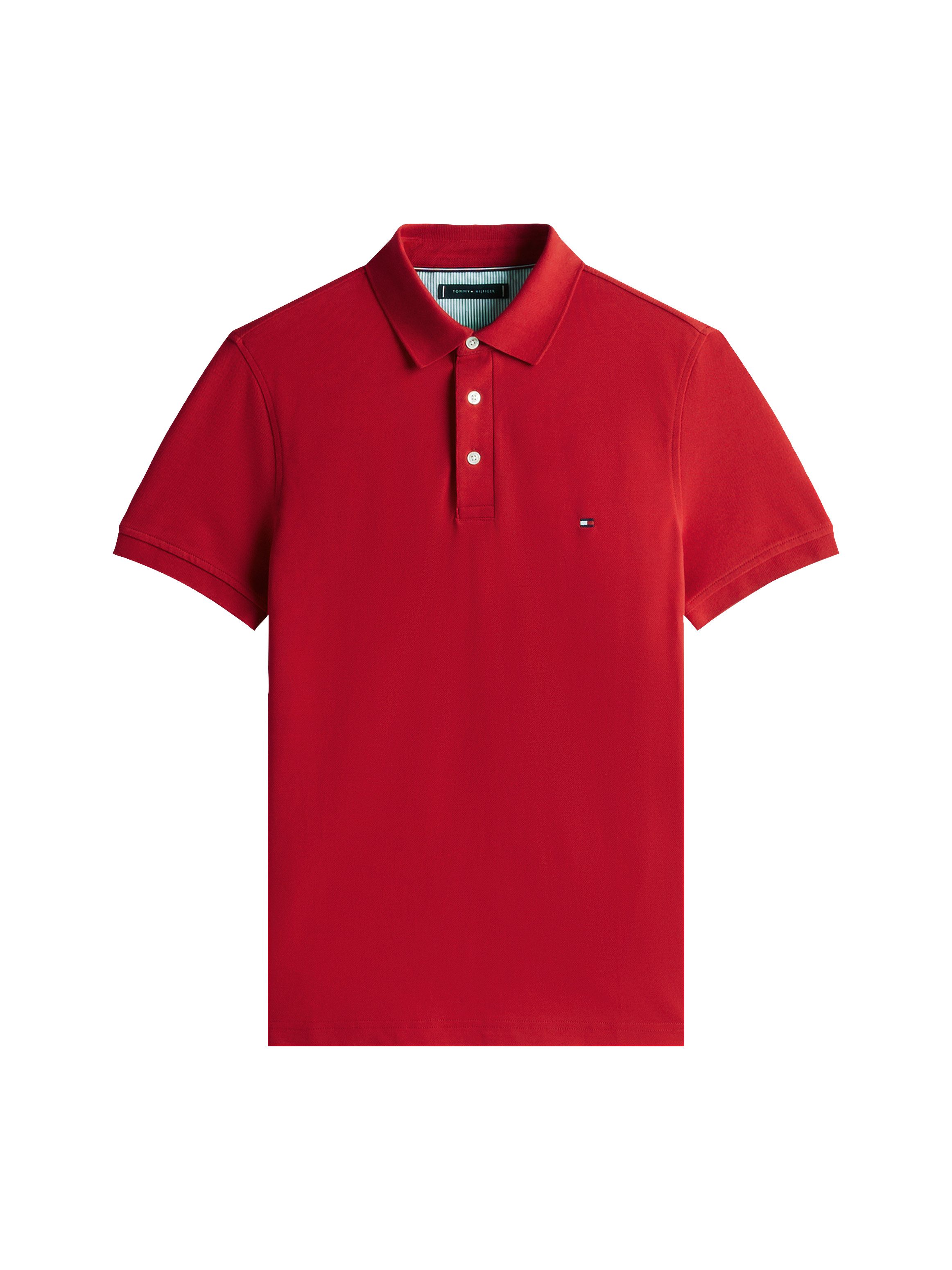 Tommy Hilfiger Poloshirt 1985 SLIM POLO mit Stickerei, Piqué-Qualität, Slim fit