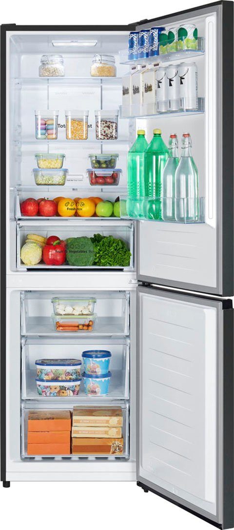 Hisense Kühl-/Gefrierkombination RB390N4BFC, 186 cm hoch, 59,5 cm breit, Energieeffizienzklasse C