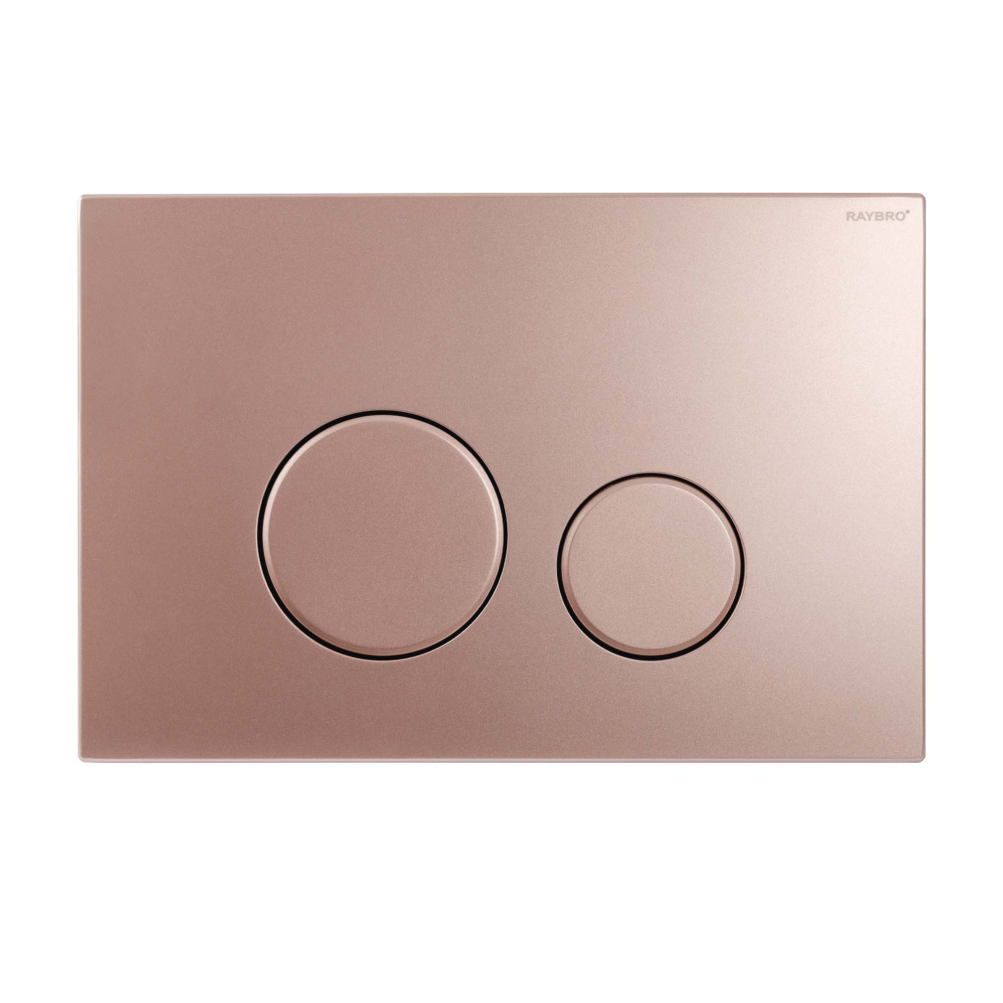 Raybro Innovations Betätigungsplatte CORTADO 55 Rose Gold für Geberit Spülkästen
