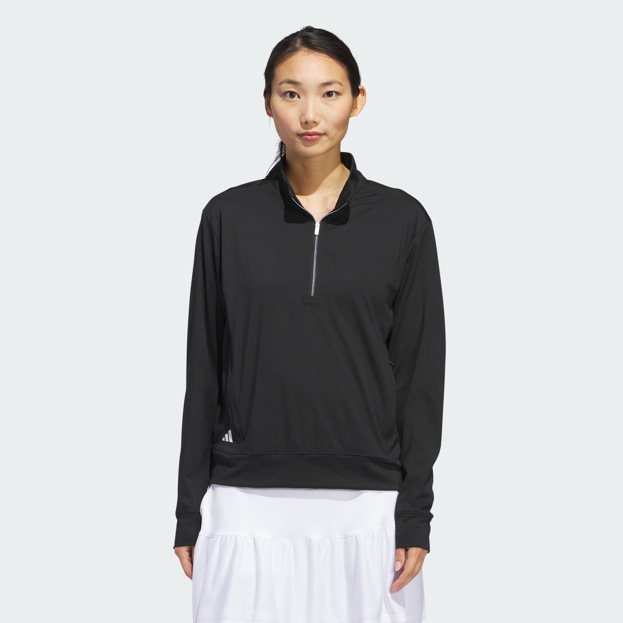 adidas Performance Sweatshirt WOMEN'S ULTIMATE365 HALF-ZIP LAYERING OBERTEIL (1-tlg)