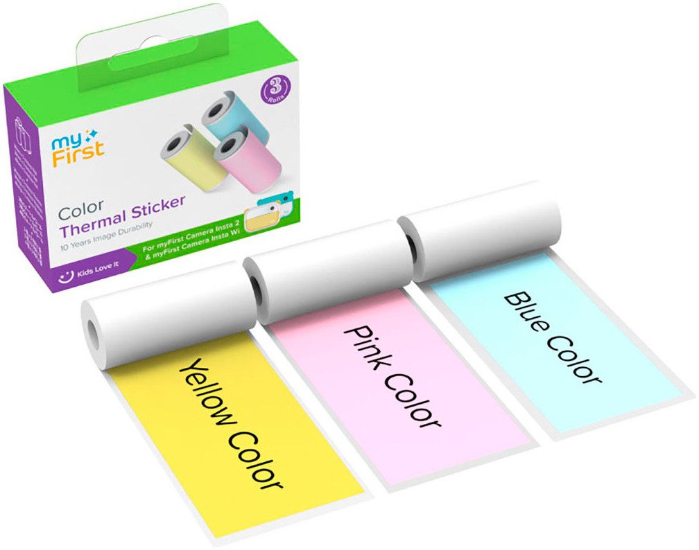 myFirst Etikettenpapier Thermoaufkleber für myFirst Insta Wi & Insta 2